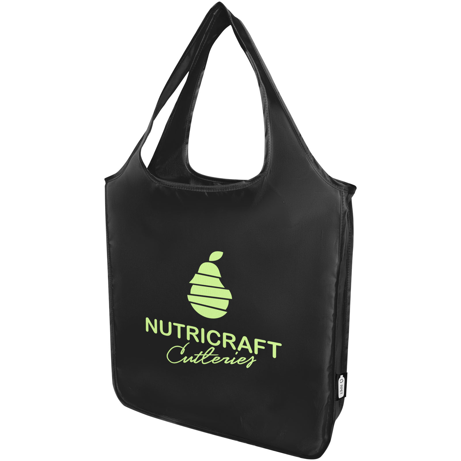 Bolsa Tote plegable grande de PET reciclado Ash