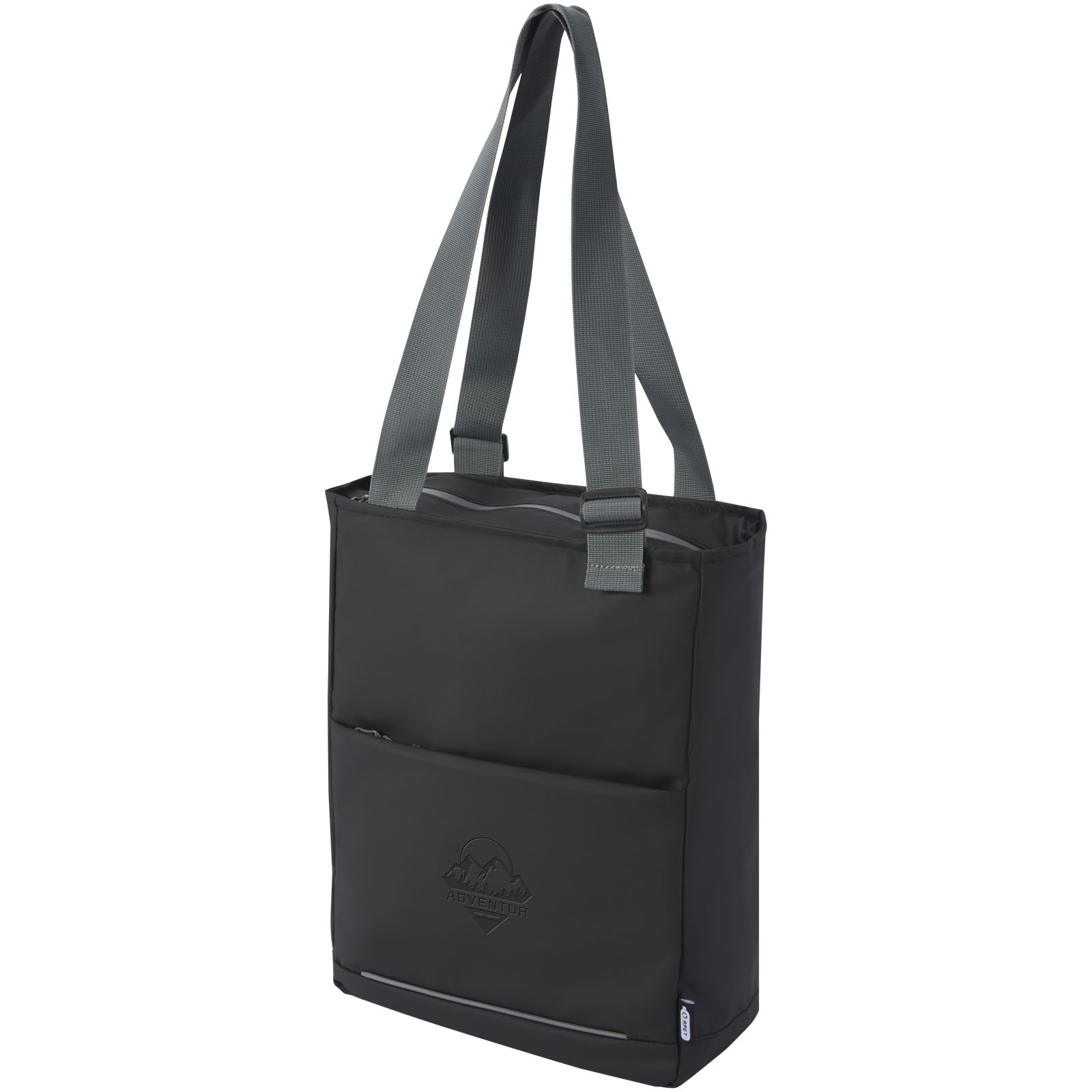 Bolsa Tote para portátil de 14 de material reciclado GRS resistente al agua de 14 l Aqua