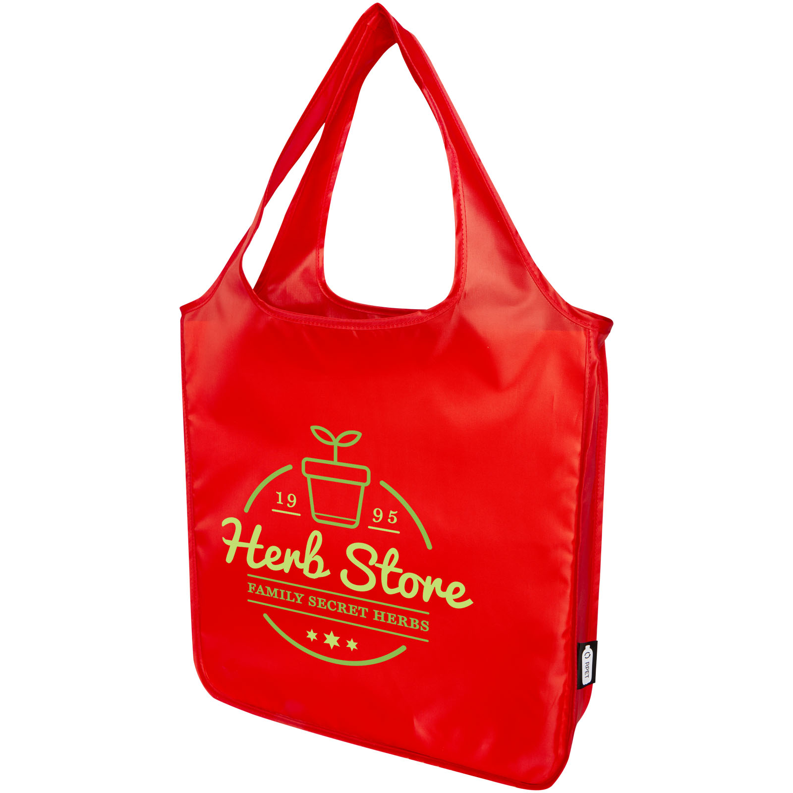 Bolsa Tote plegable grande de PET reciclado Ash