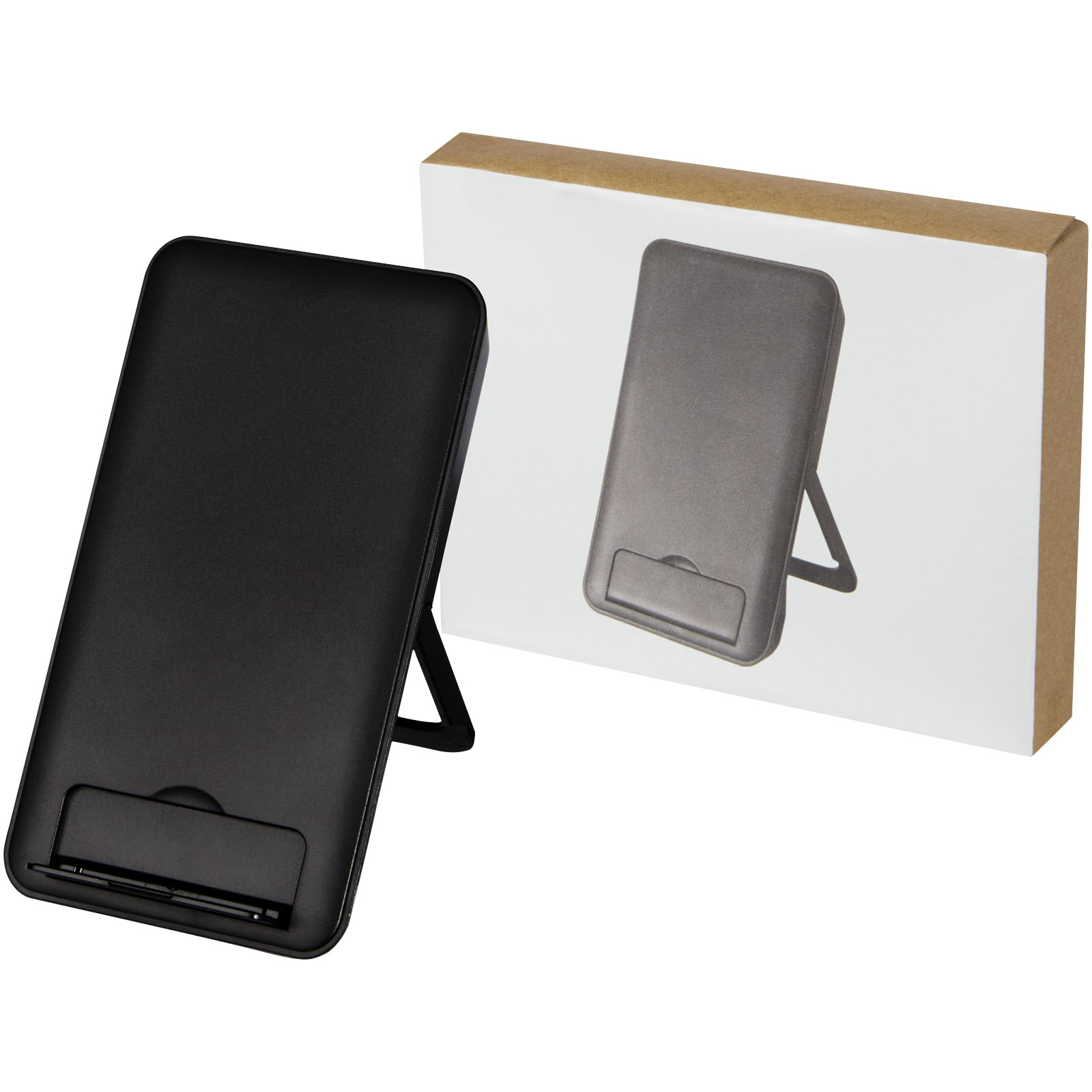 Base de carga inalámbrica de plástico reciclado de 10 W con soporte para teléfono Loop