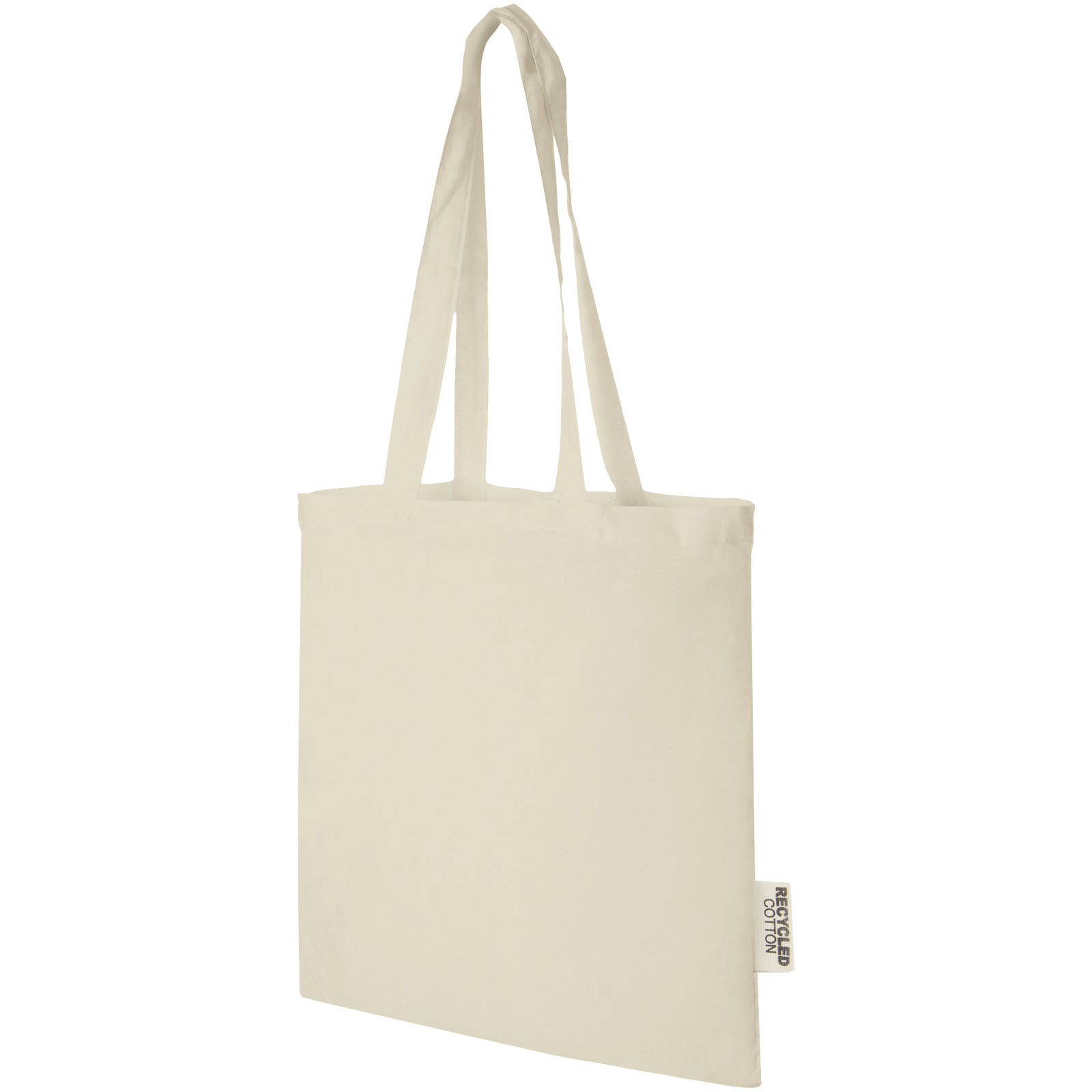 Bolsa Tote de algodón reciclado GRS de 140 g/m2 de 7 L Madras