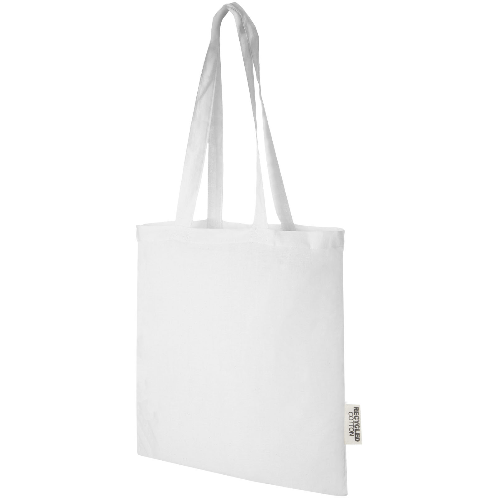 Bolsa Tote de algodón reciclado GRS de 140 g/m2 de 7 L Madras