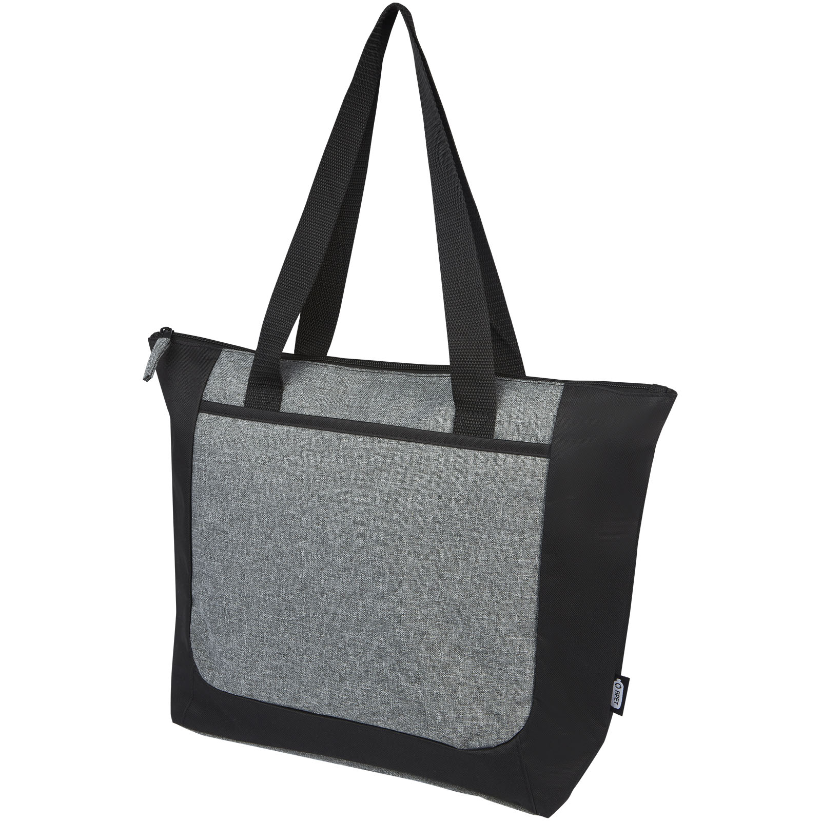 Bolsa Tote reciclada GRS en dos tonos con cremallera de 15 L Reclaim