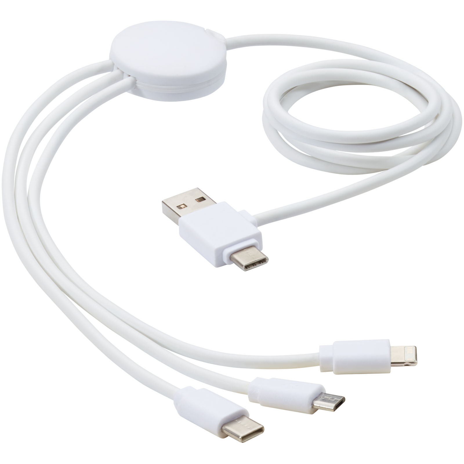 Cable de carga 5 en 1 con aditivo antibacteriano Pure
