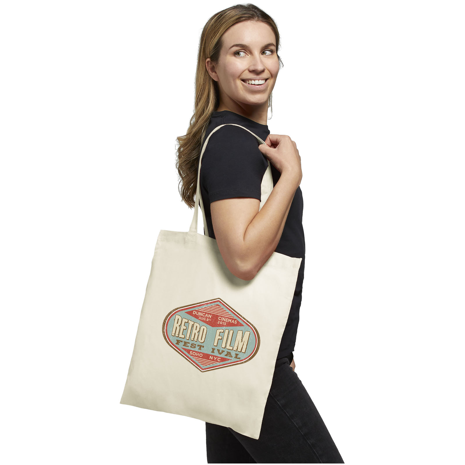 Bolsa Tote de algodón 100 g/m² Carolina