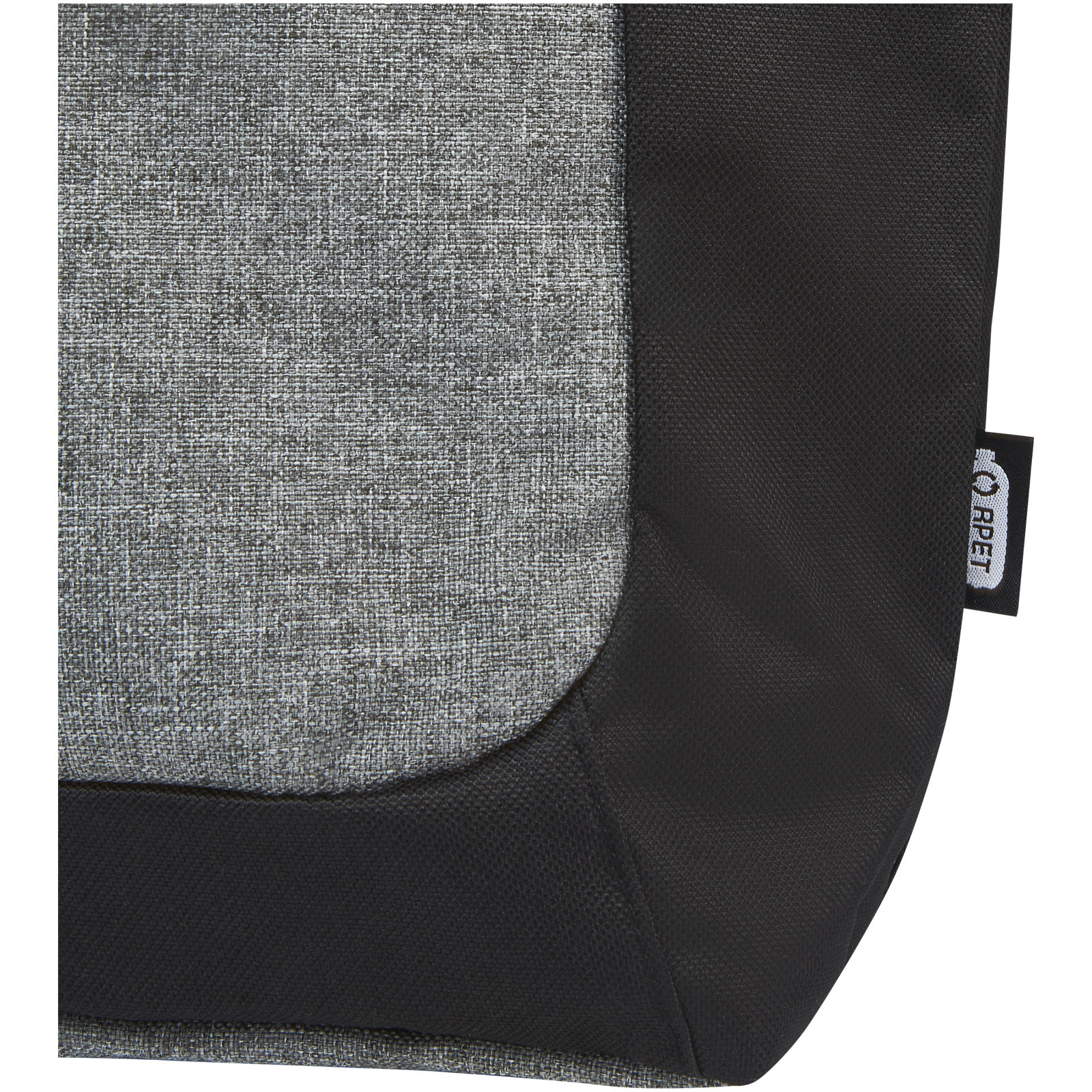 Bolsa Tote reciclada GRS en dos tonos con cremallera de 15 L Reclaim