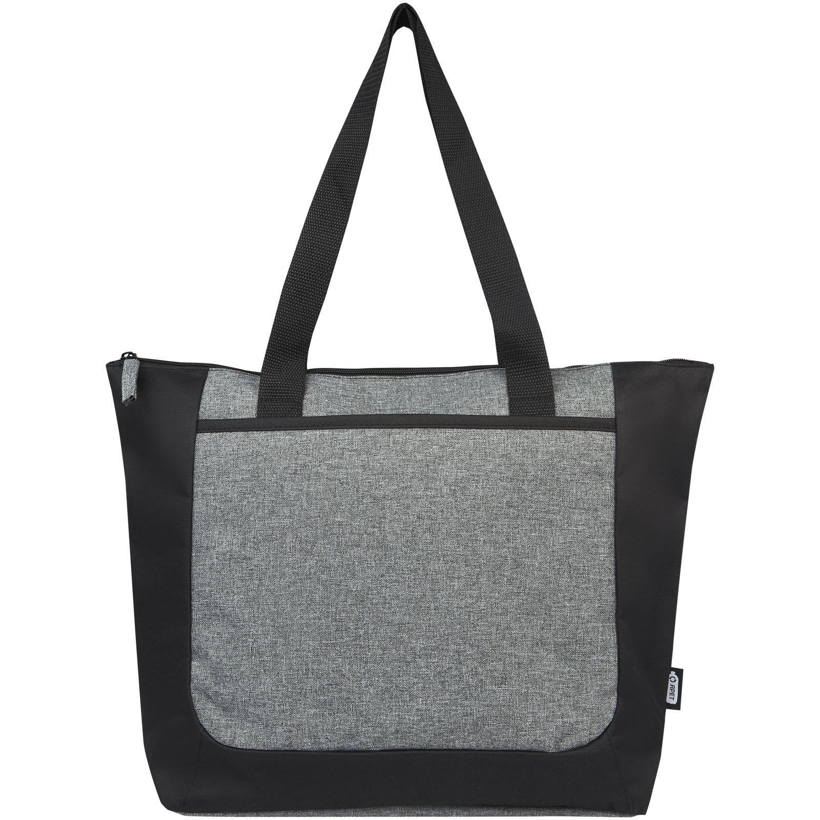 Bolsa Tote reciclada GRS en dos tonos con cremallera de 15 L Reclaim