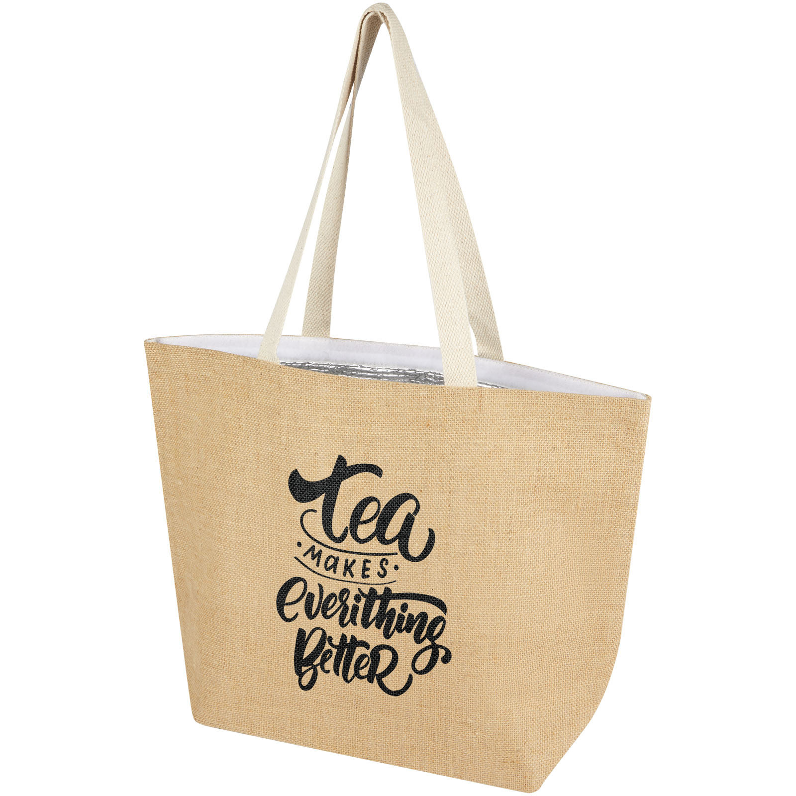 Bolsa Tote isotérmica de yute de 300 g/m² de 12 L Juta