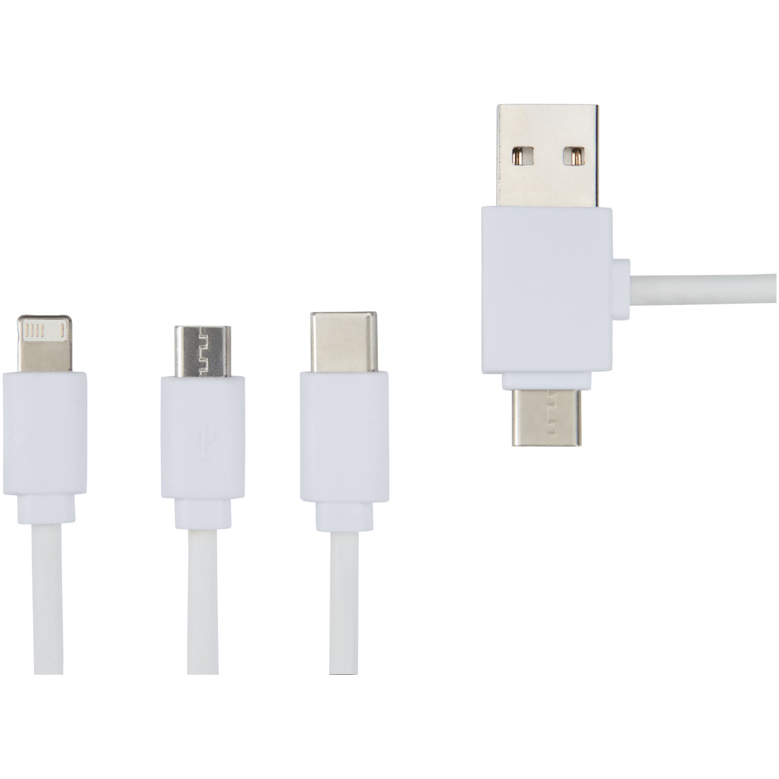 Cable de carga 5 en 1 con aditivo antibacteriano Pure