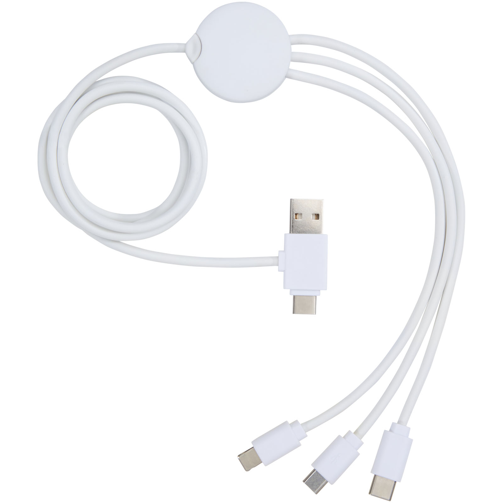 Cable de carga 5 en 1 con aditivo antibacteriano Pure