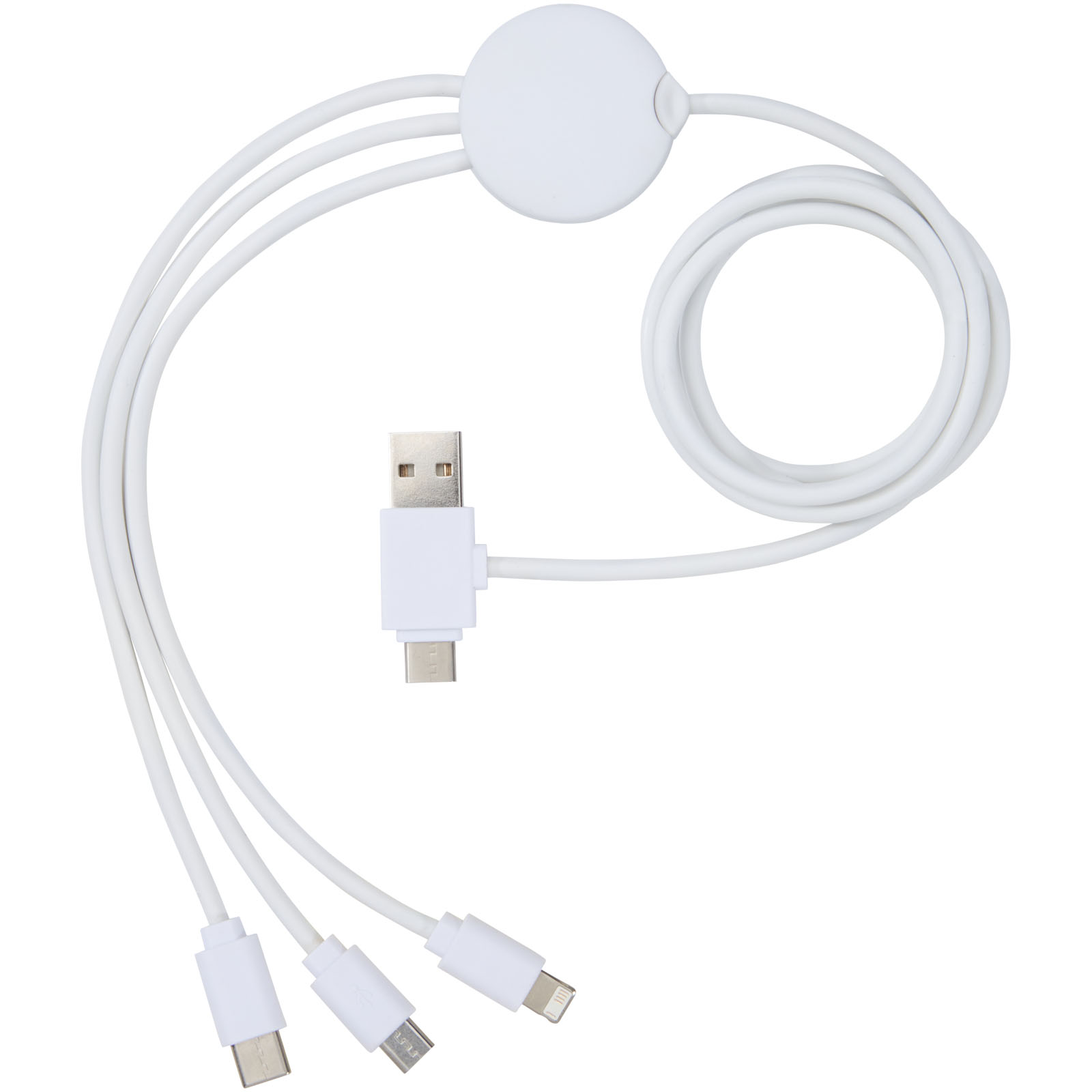 Cable de carga 5 en 1 con aditivo antibacteriano Pure