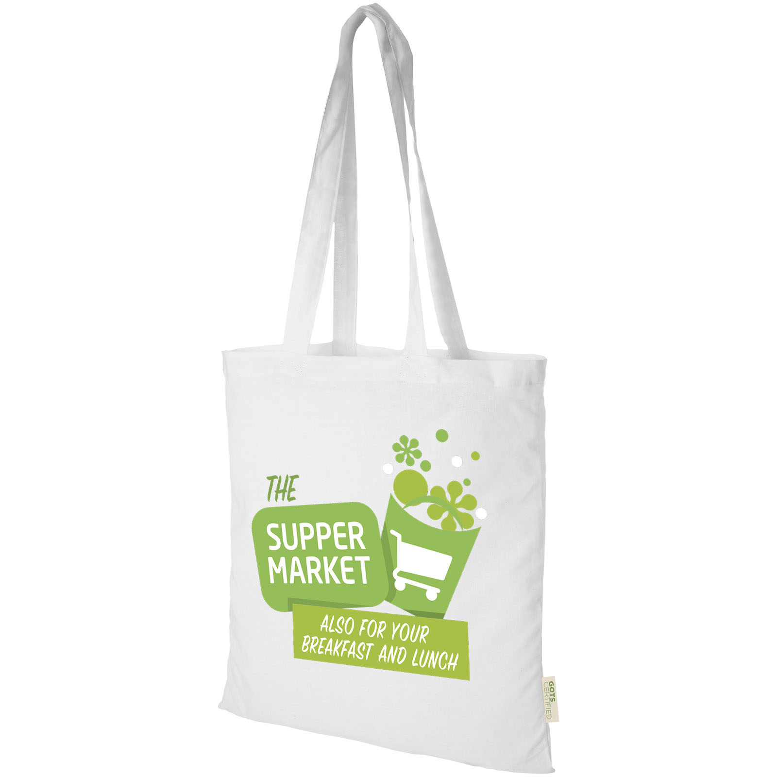 Bolsa Tote de algodón orgánico de 140 g/m² Orissa