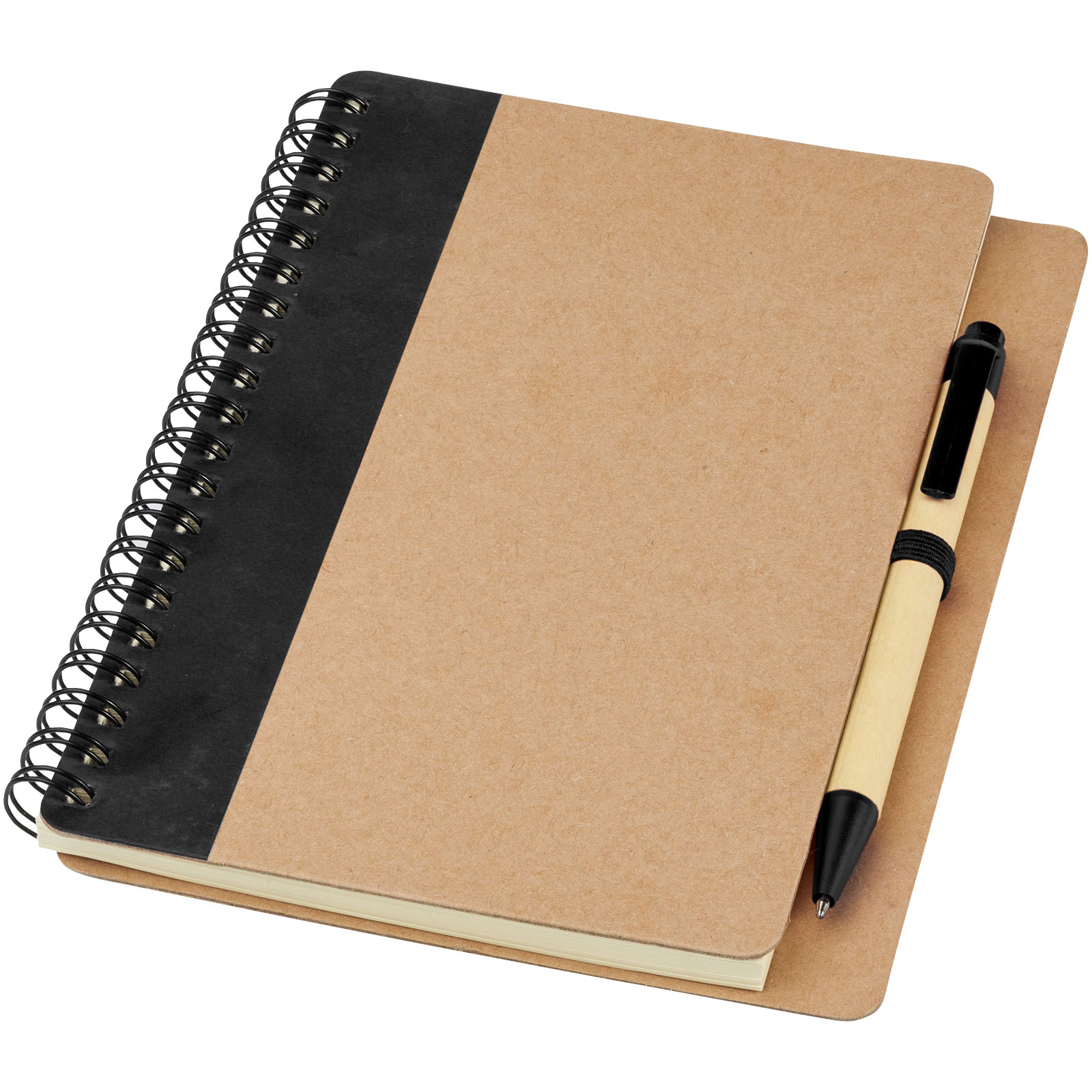 Libreta de papel reciclado con bolígrafo Priestly