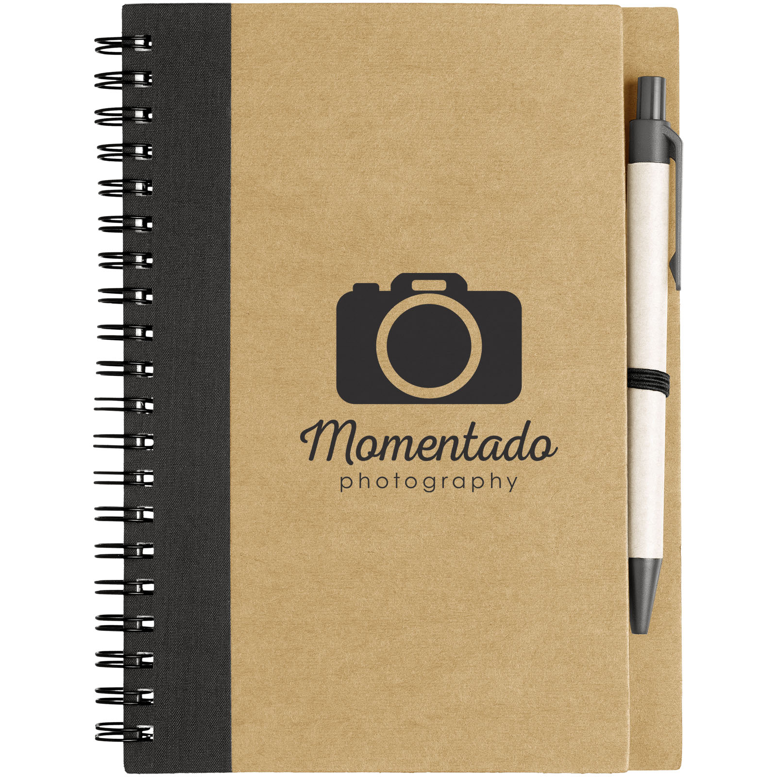 Libreta de papel reciclado con bolígrafo Priestly