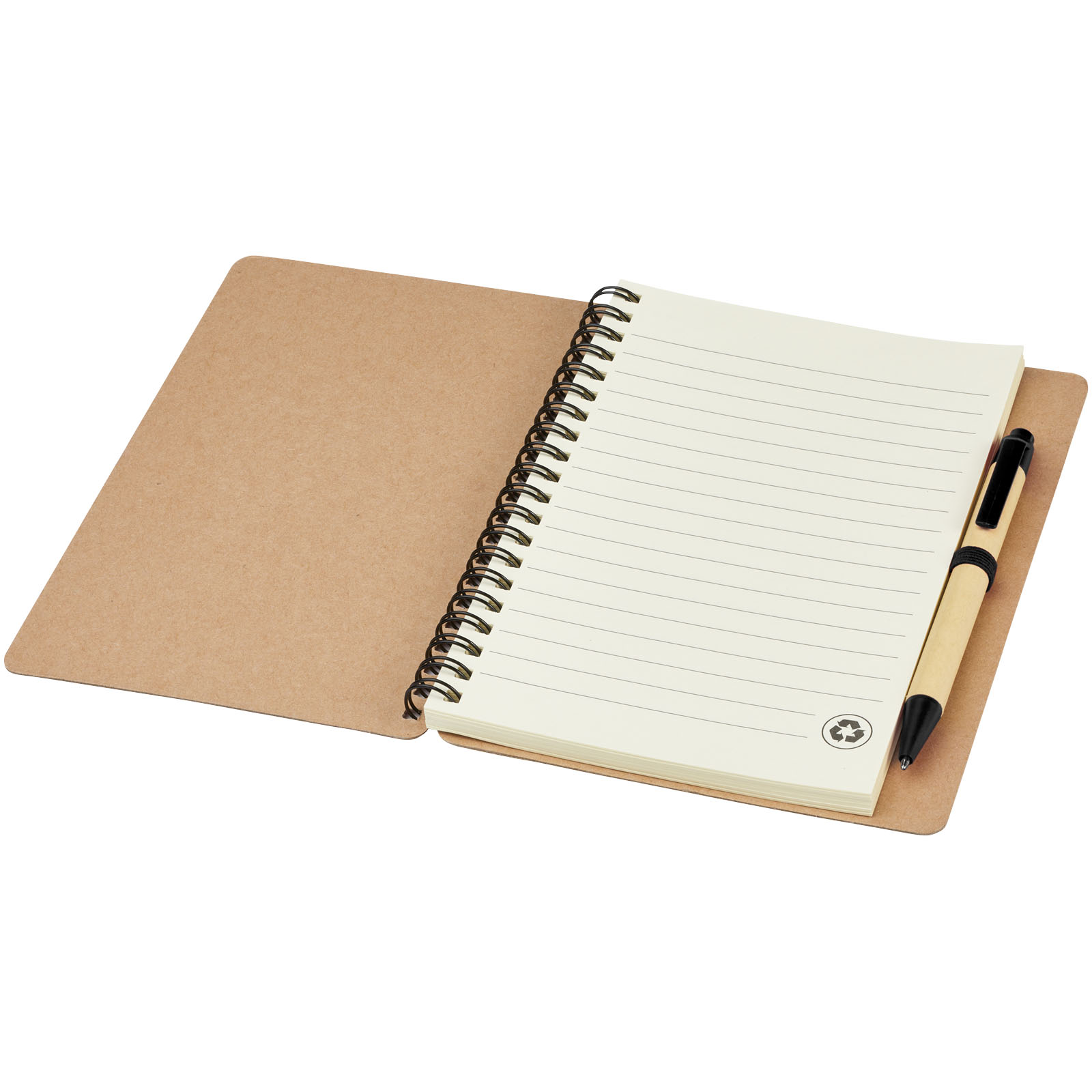 Libreta de papel reciclado con bolígrafo Priestly