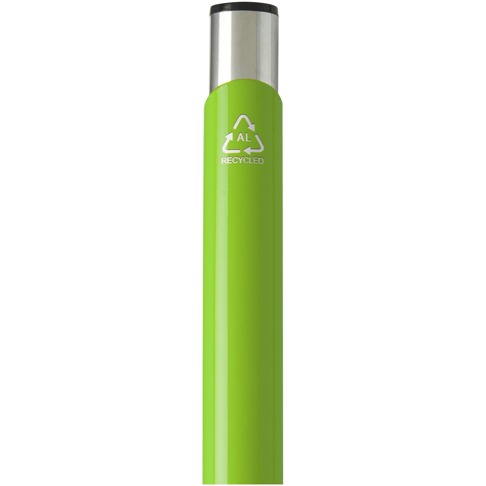 Bolígrafo de aluminio reciclado Moneta (tinta negra)