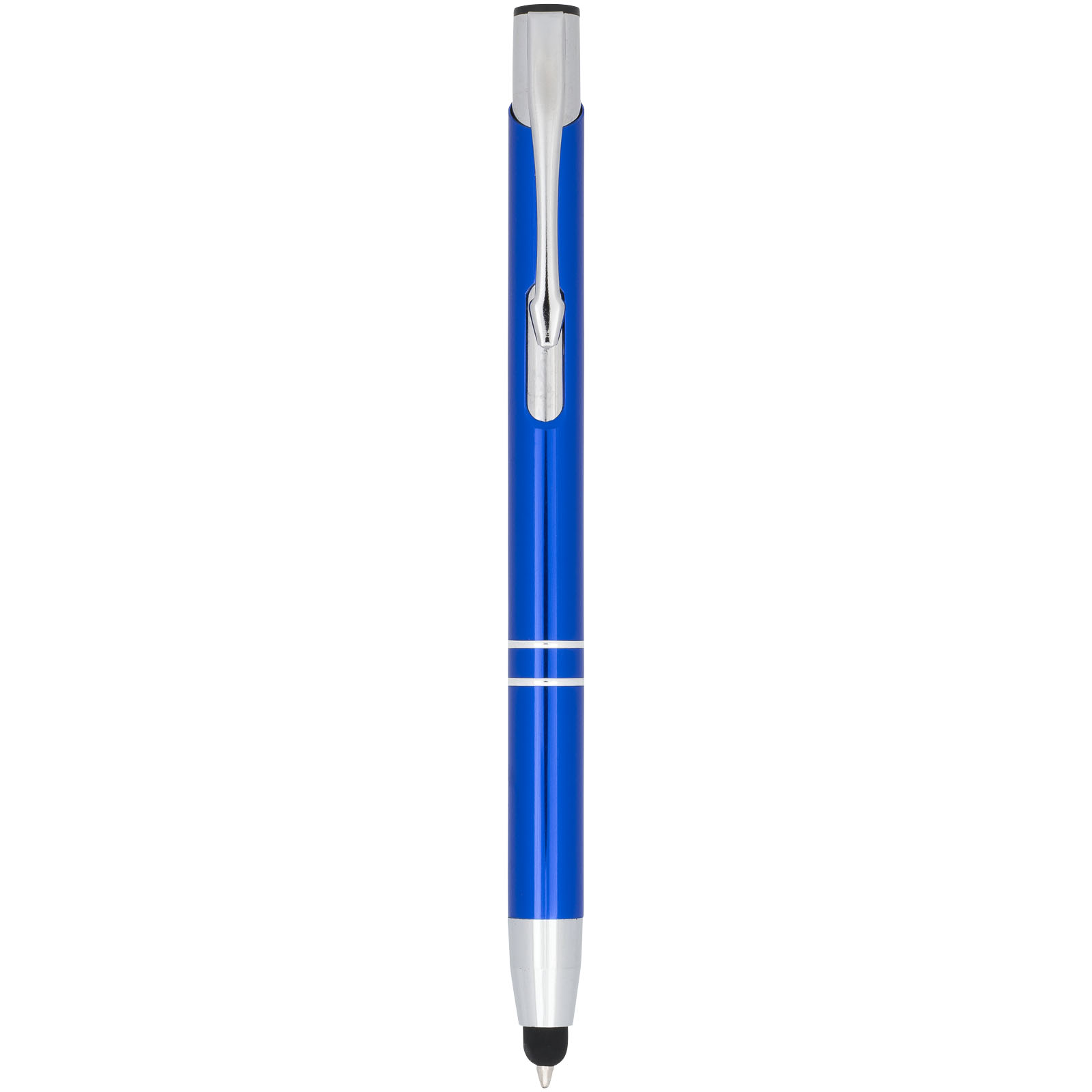 Bolígrafo con stylus de aluminio “Moneta” (tinta azul)