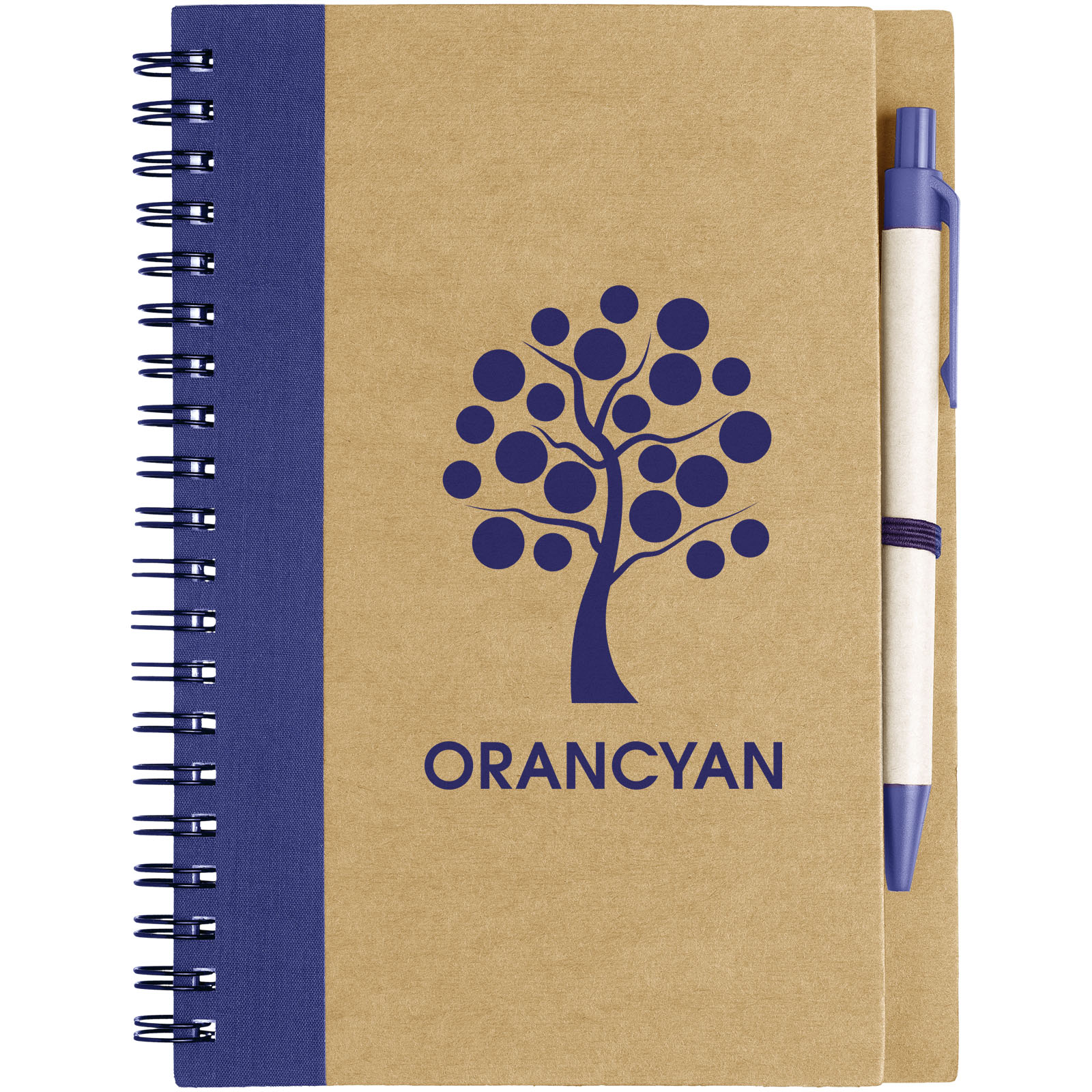 Libreta de papel reciclado con bolígrafo Priestly