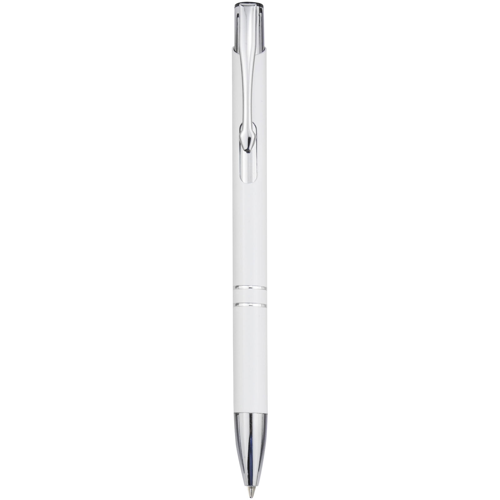 Bolígrafo de aluminio reciclado Moneta (tinta negra)