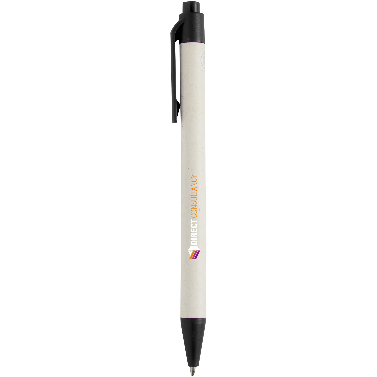 Bolígrafo fabricado con cartones de leche recilados Dairy Dream (tinta negra)