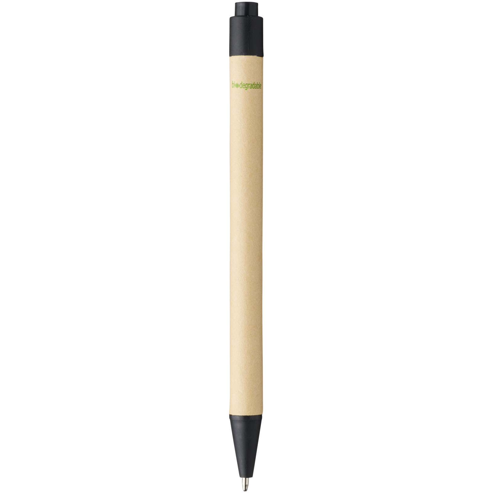 Bolígrafo de cartón reciclado y plástico de maíz Berk (tinta negra)