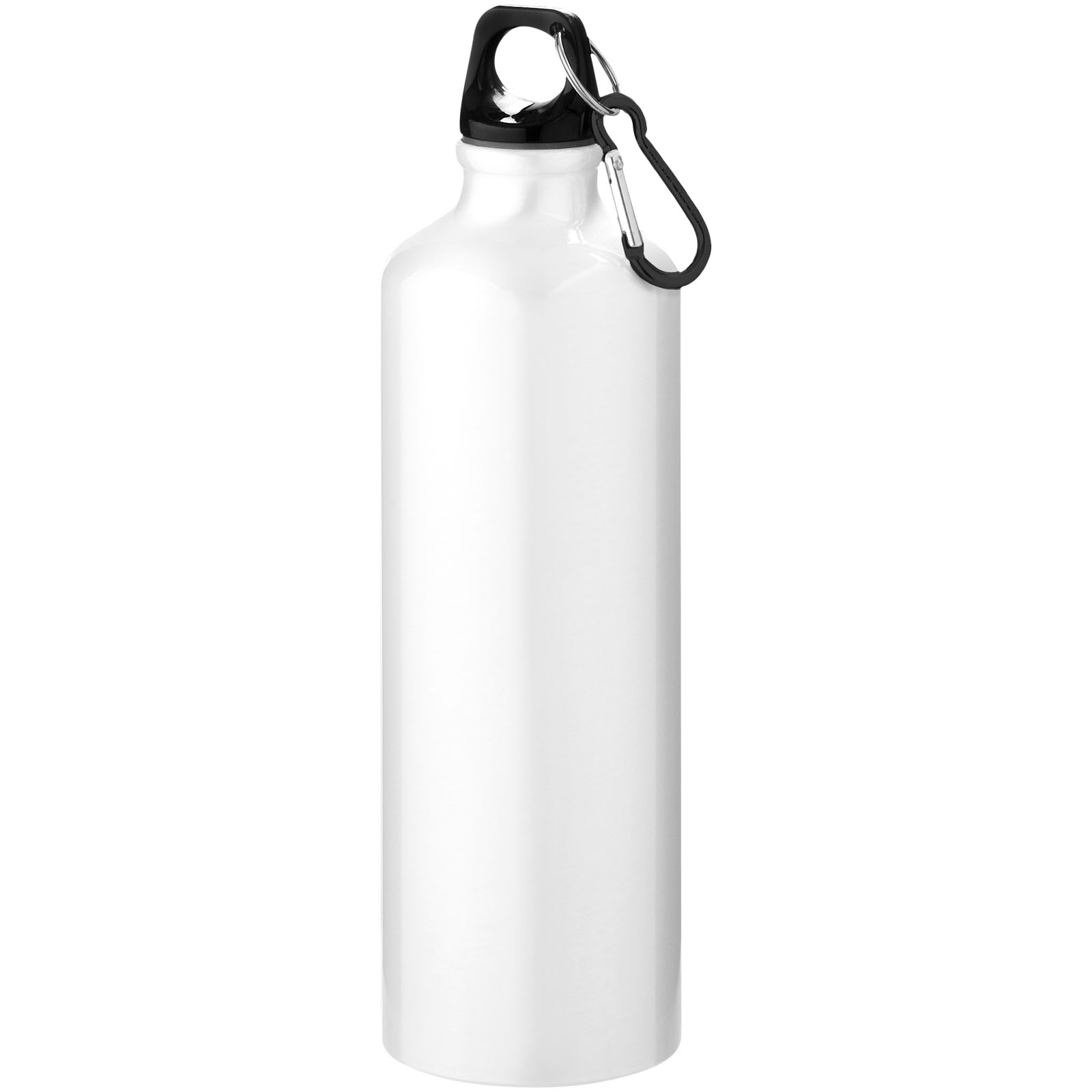 Botella de 770 ml de aluminio reciclado con certificado RCS con mosquetón Oregon