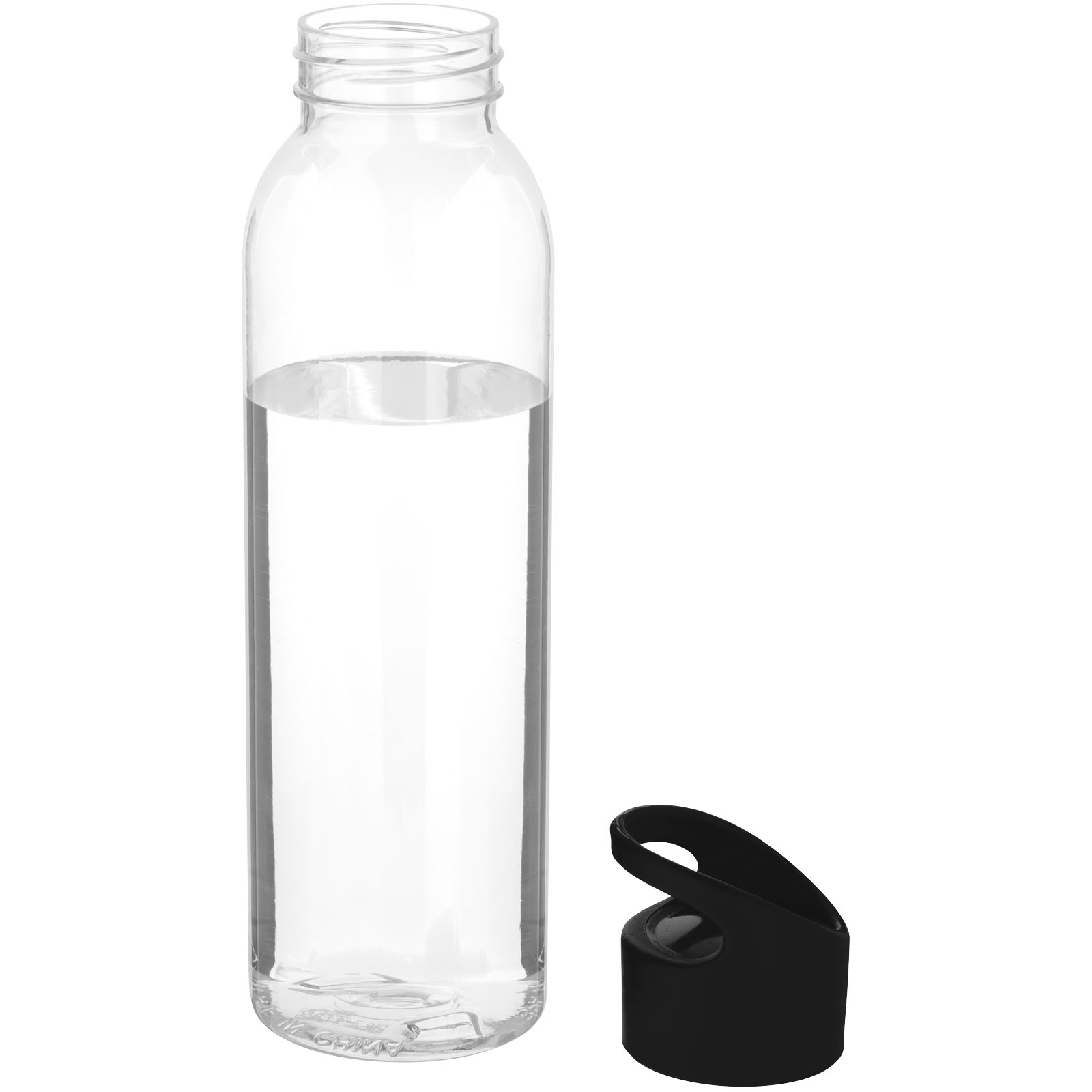 Botella de Tritan™ transparente con tapa de colores de 650 ml Sky