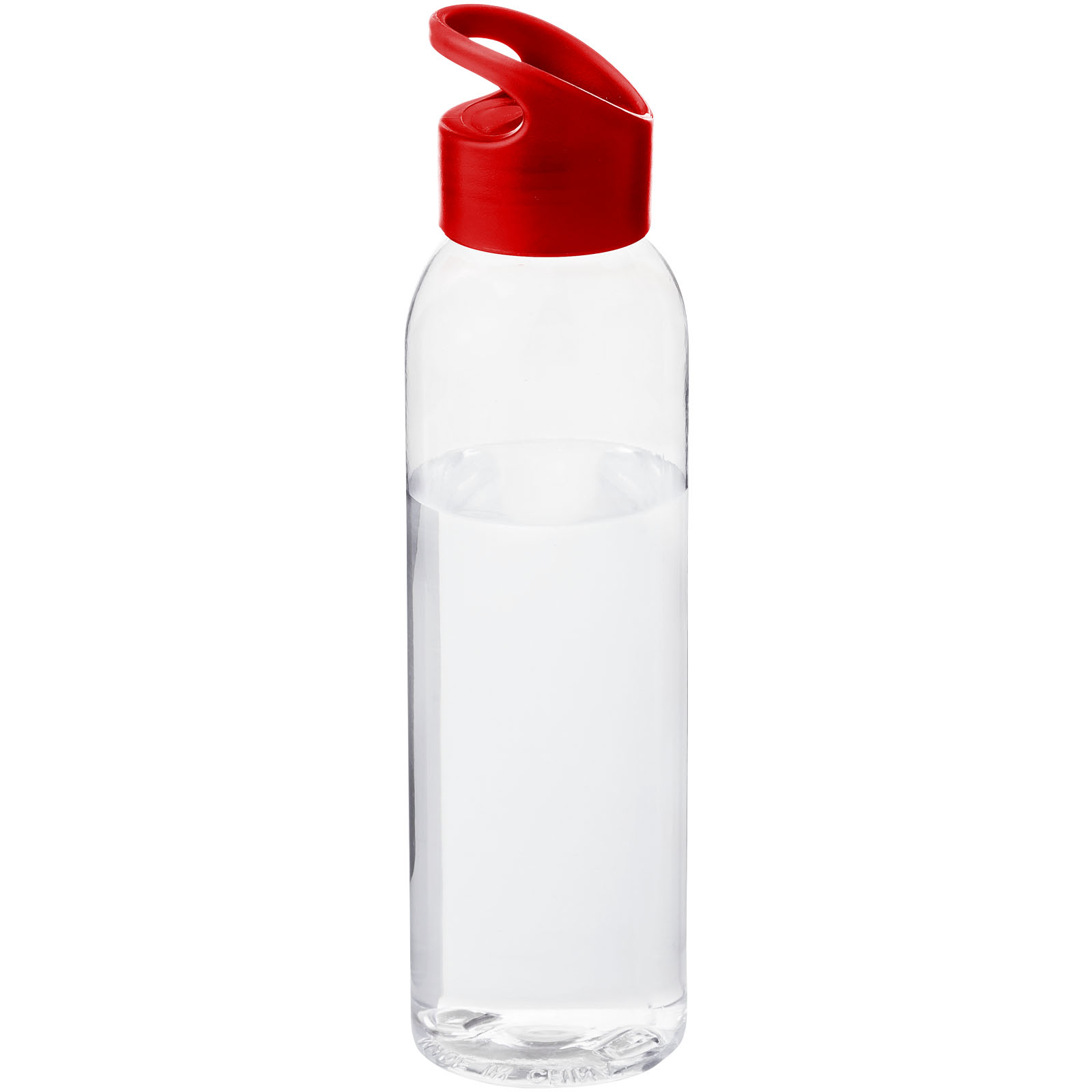 Botella de Tritan™ transparente con tapa de colores de 650 ml Sky