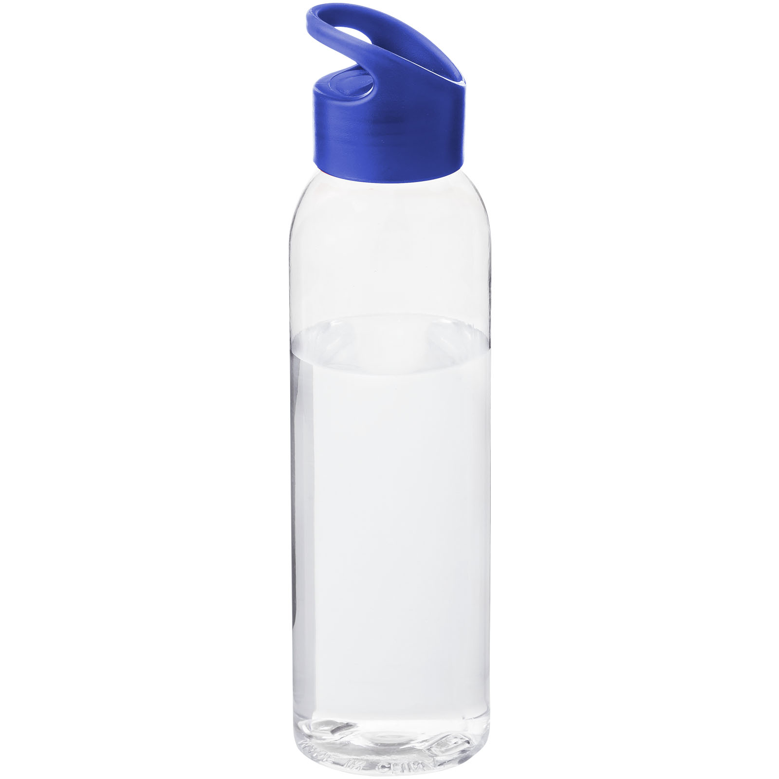 Botella de Tritan™ transparente con tapa de colores de 650 ml Sky
