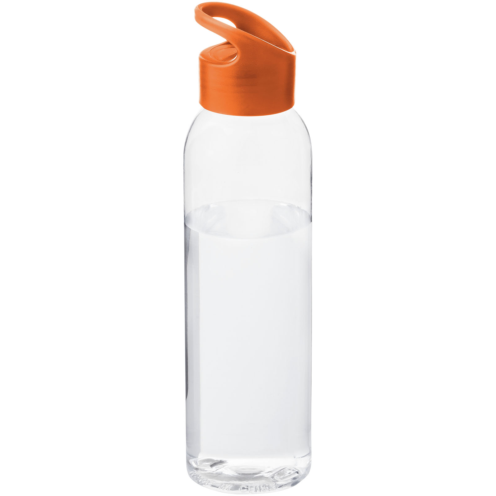 Botella de Tritan™ transparente con tapa de colores de 650 ml Sky