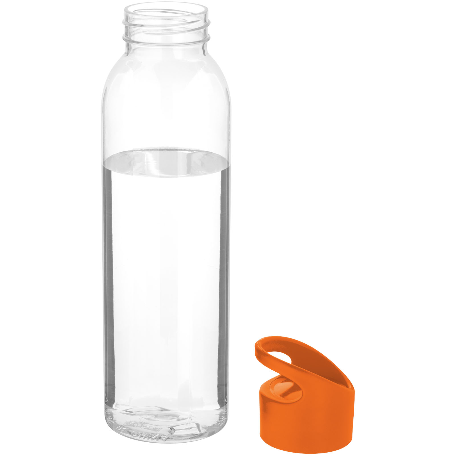 Botella de Tritan™ transparente con tapa de colores de 650 ml Sky