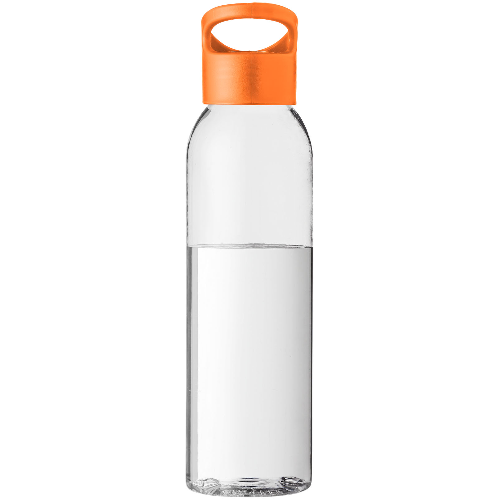 Botella de Tritan™ transparente con tapa de colores de 650 ml Sky