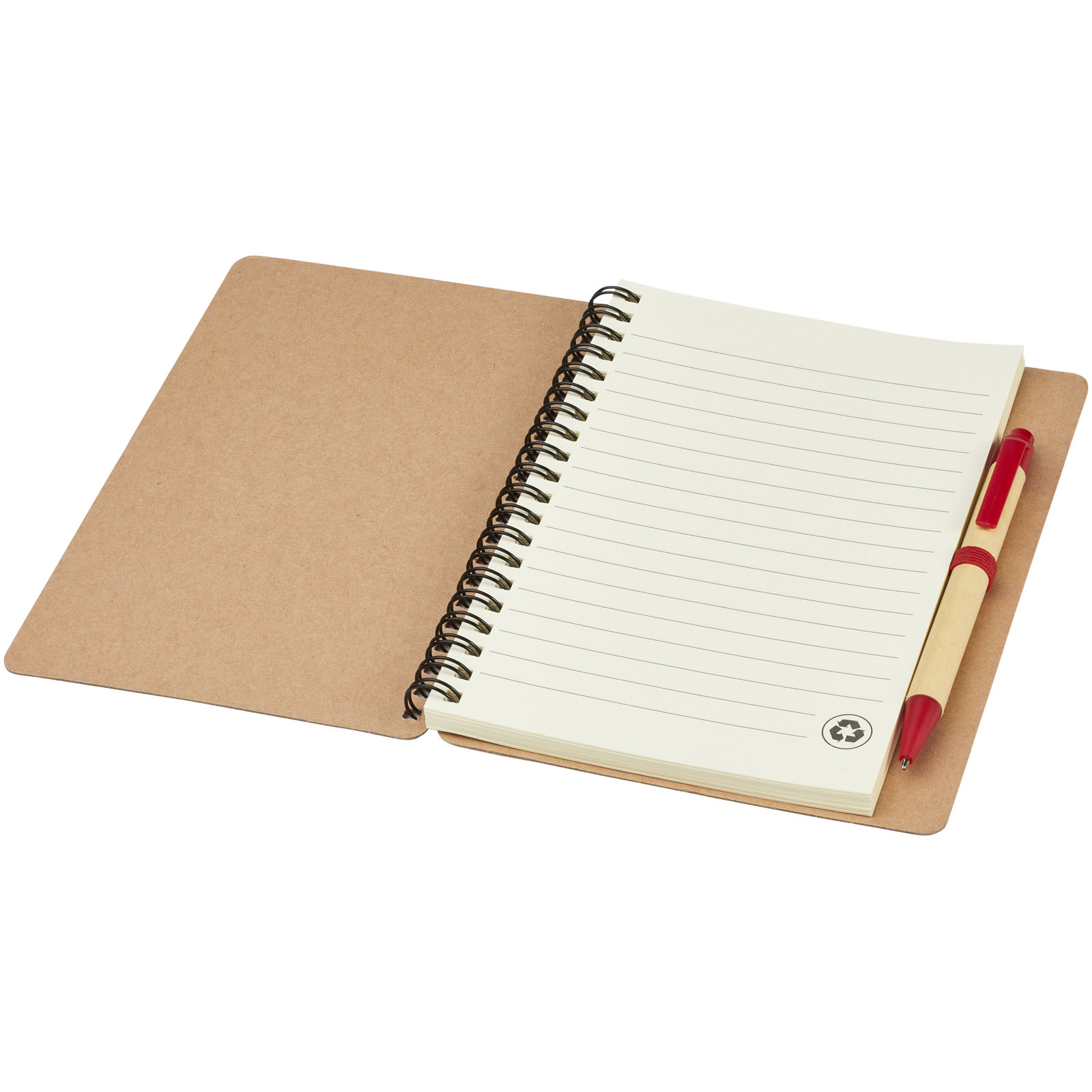 Libreta de papel reciclado con bolígrafo Priestly