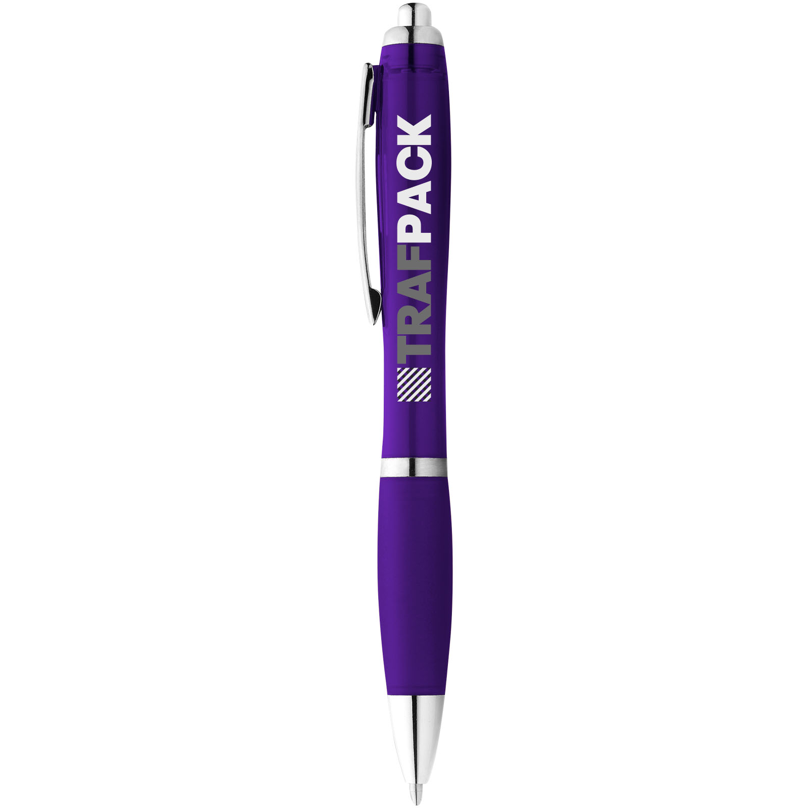 Bolígrafo de color con empuñadura de color Nash (tinta negra)