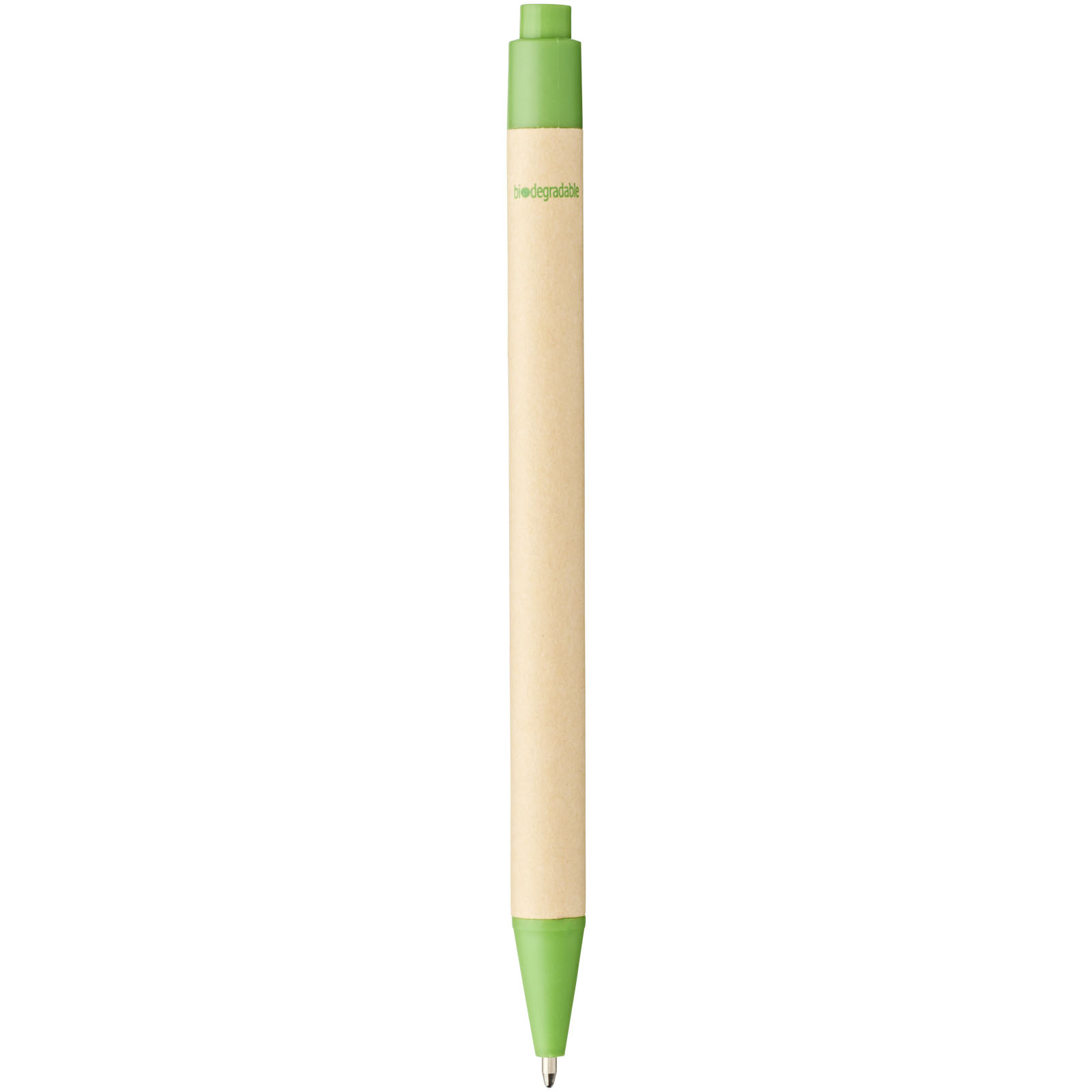Bolígrafo de cartón reciclado y plástico de maíz Berk (tinta negra)