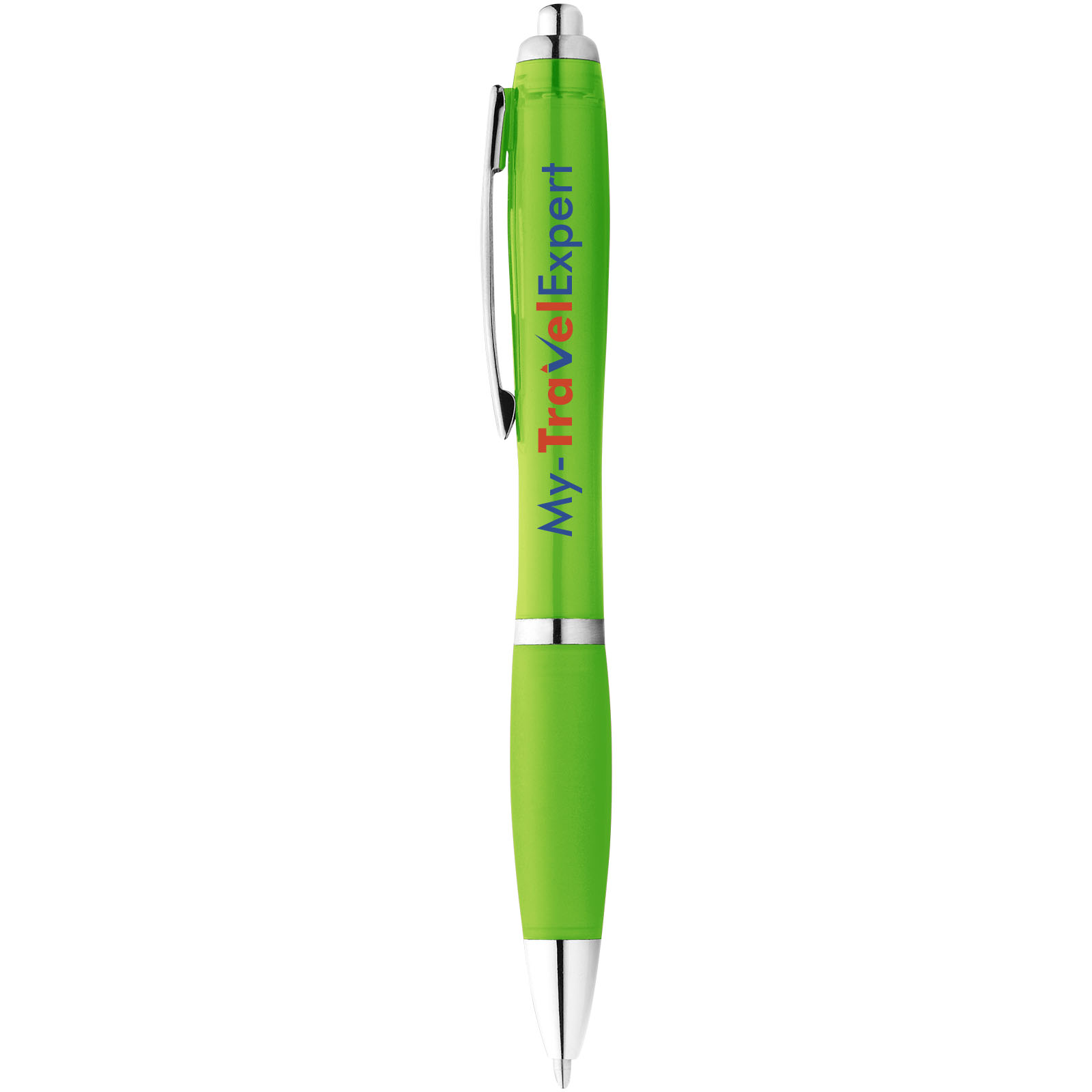Bolígrafo de color con empuñadura de color Nash (tinta negra)