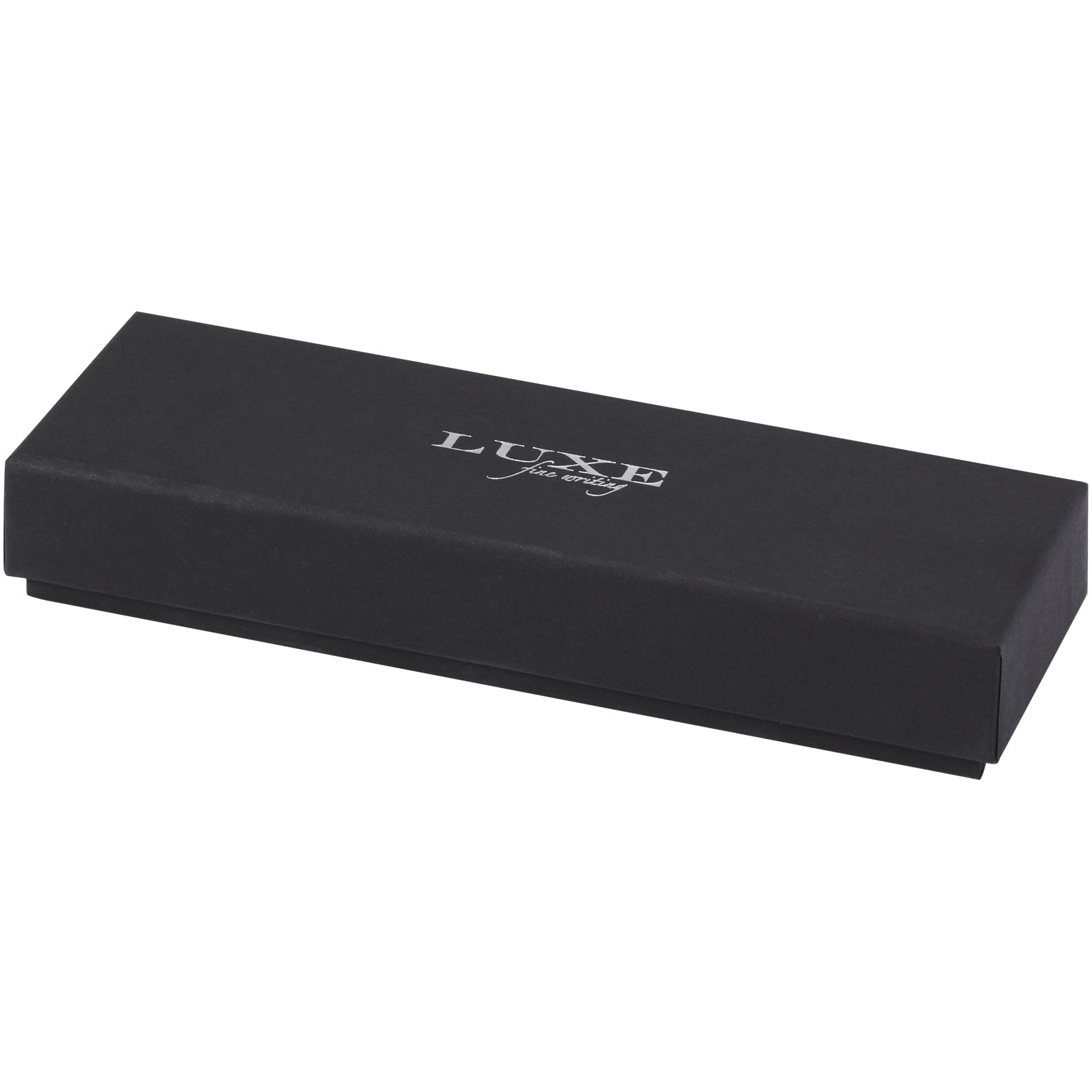 Set de regalo de bolígrafo y rollerball de aluminio reciclado Lucetto (tinta negra)