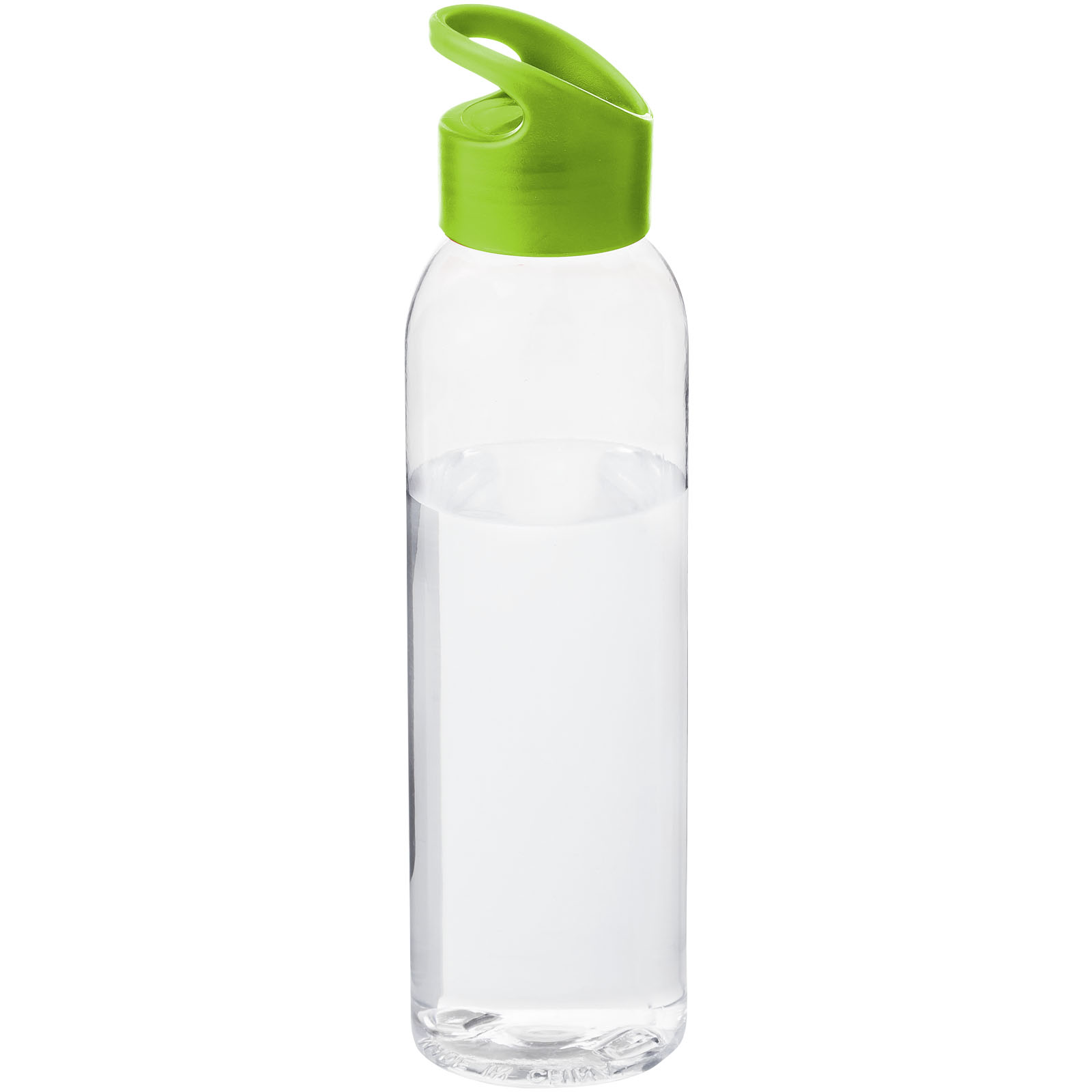 Botella de Tritan™ transparente con tapa de colores de 650 ml Sky