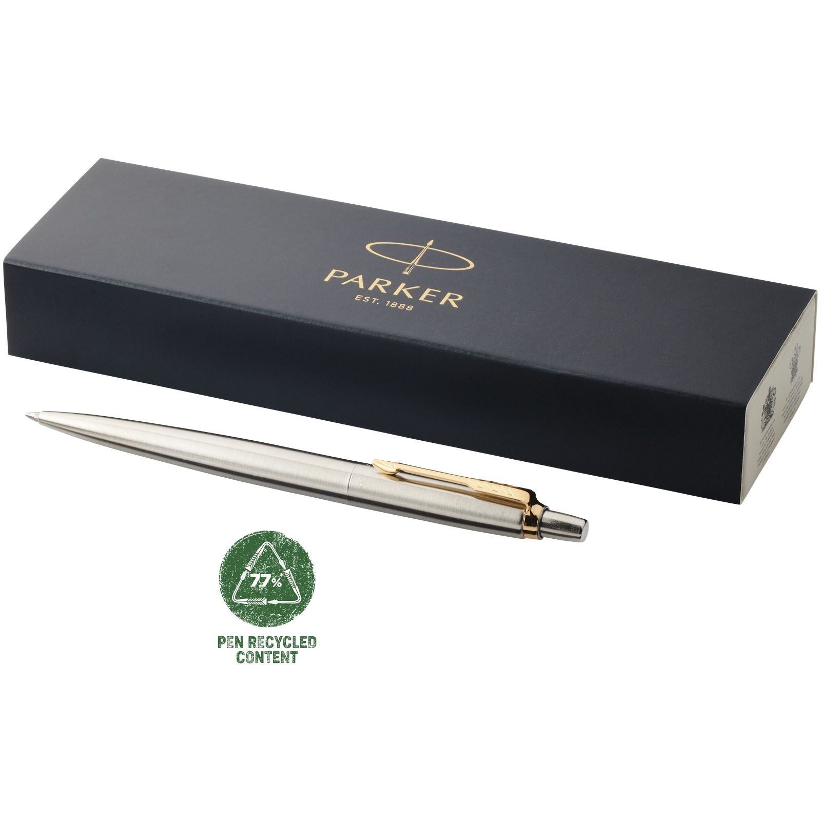 Parker bolígrafo de acero inoxidable Jotter (tinta azul)