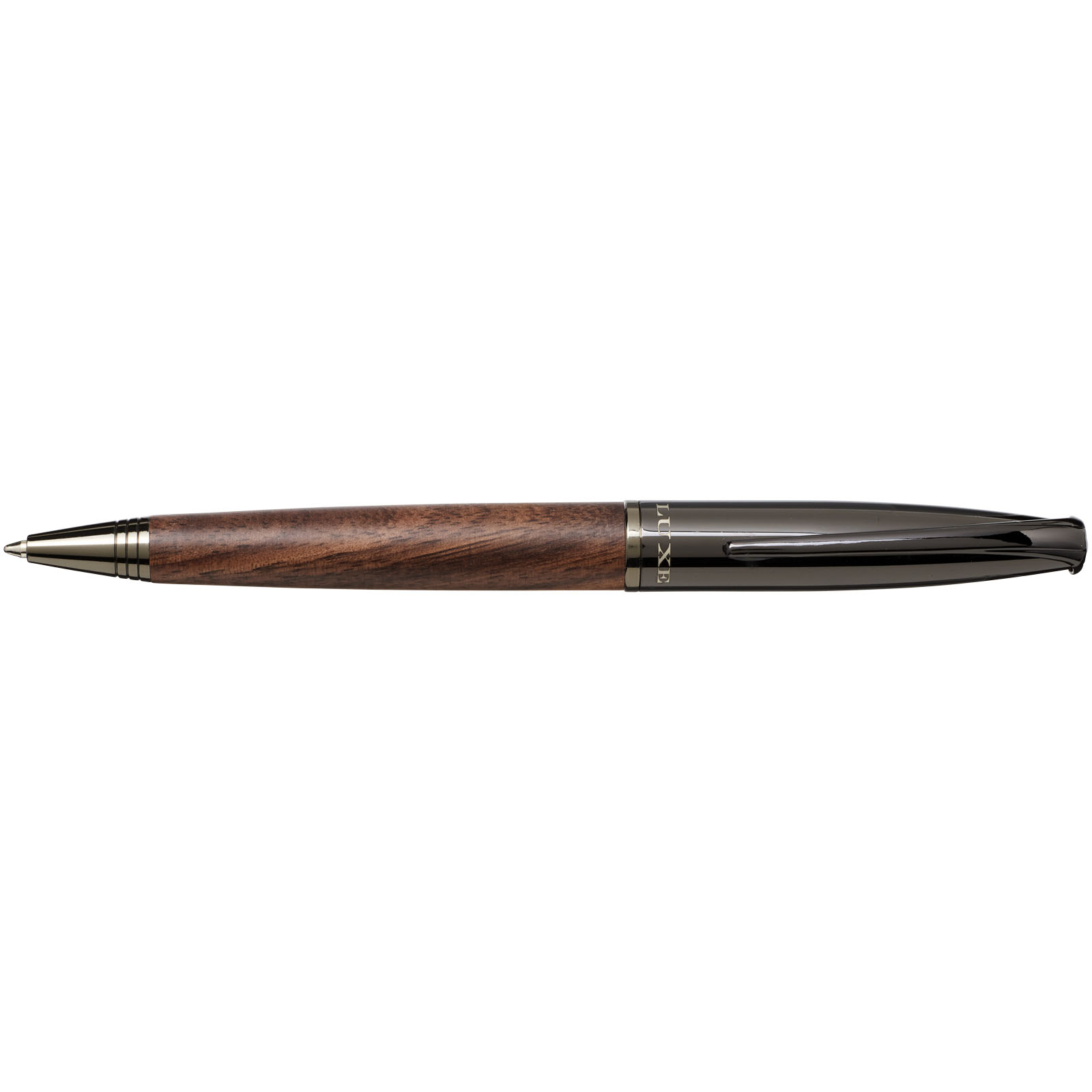 Bolígrafo con cuerpo de madera Loure (tinta negra)