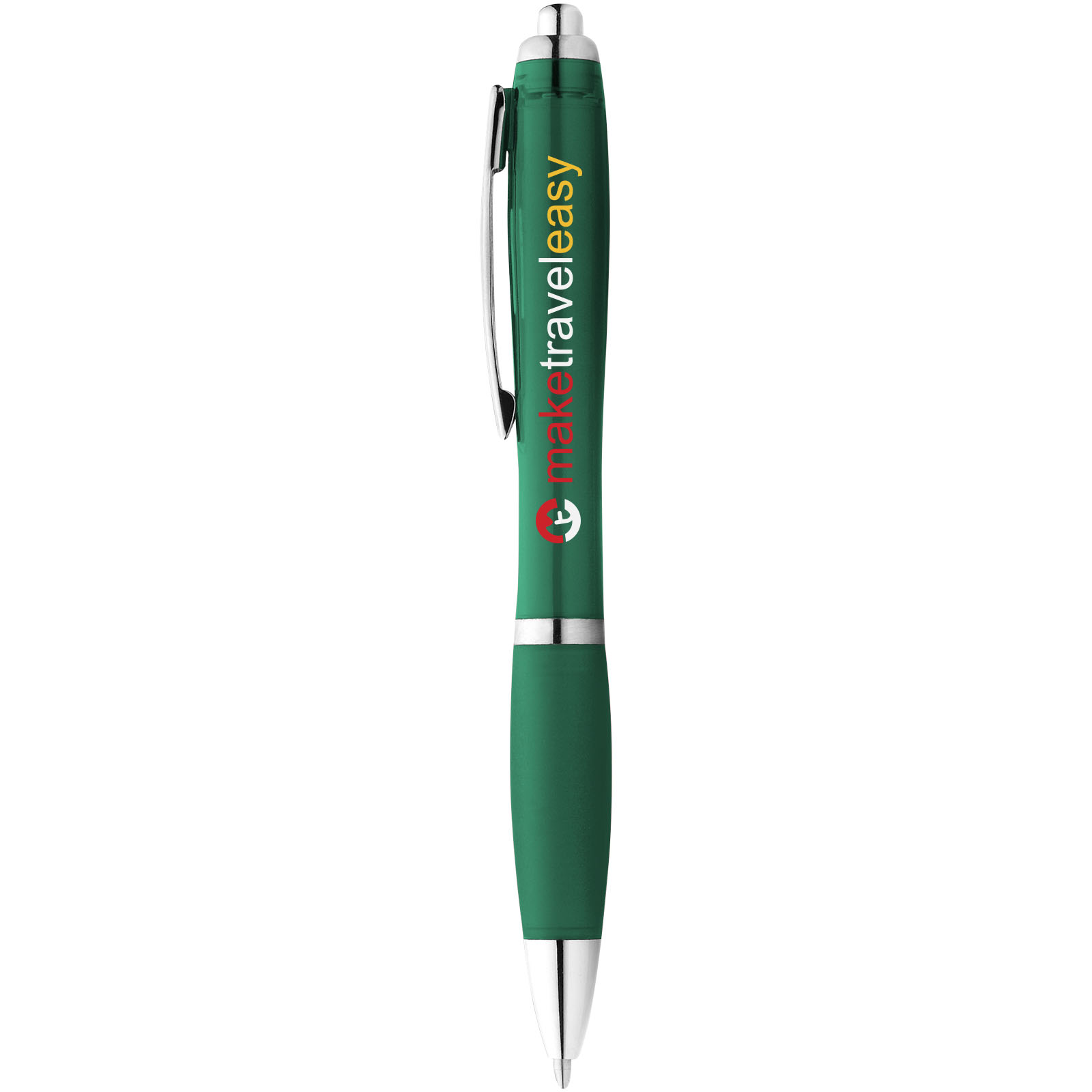Bolígrafo de color con empuñadura de color Nash (tinta negra)