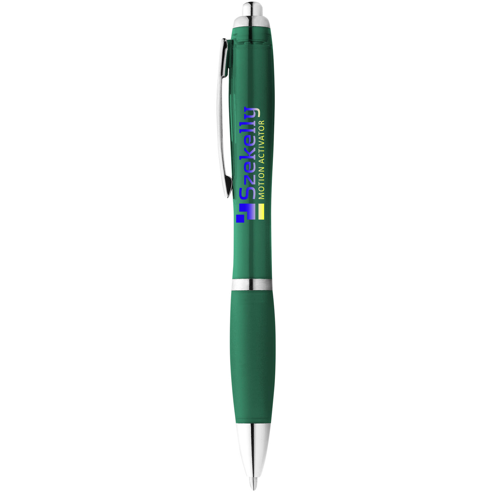 Bolígrafo con cuerpo y empuñadura del mismo color Nash (tinta azul)