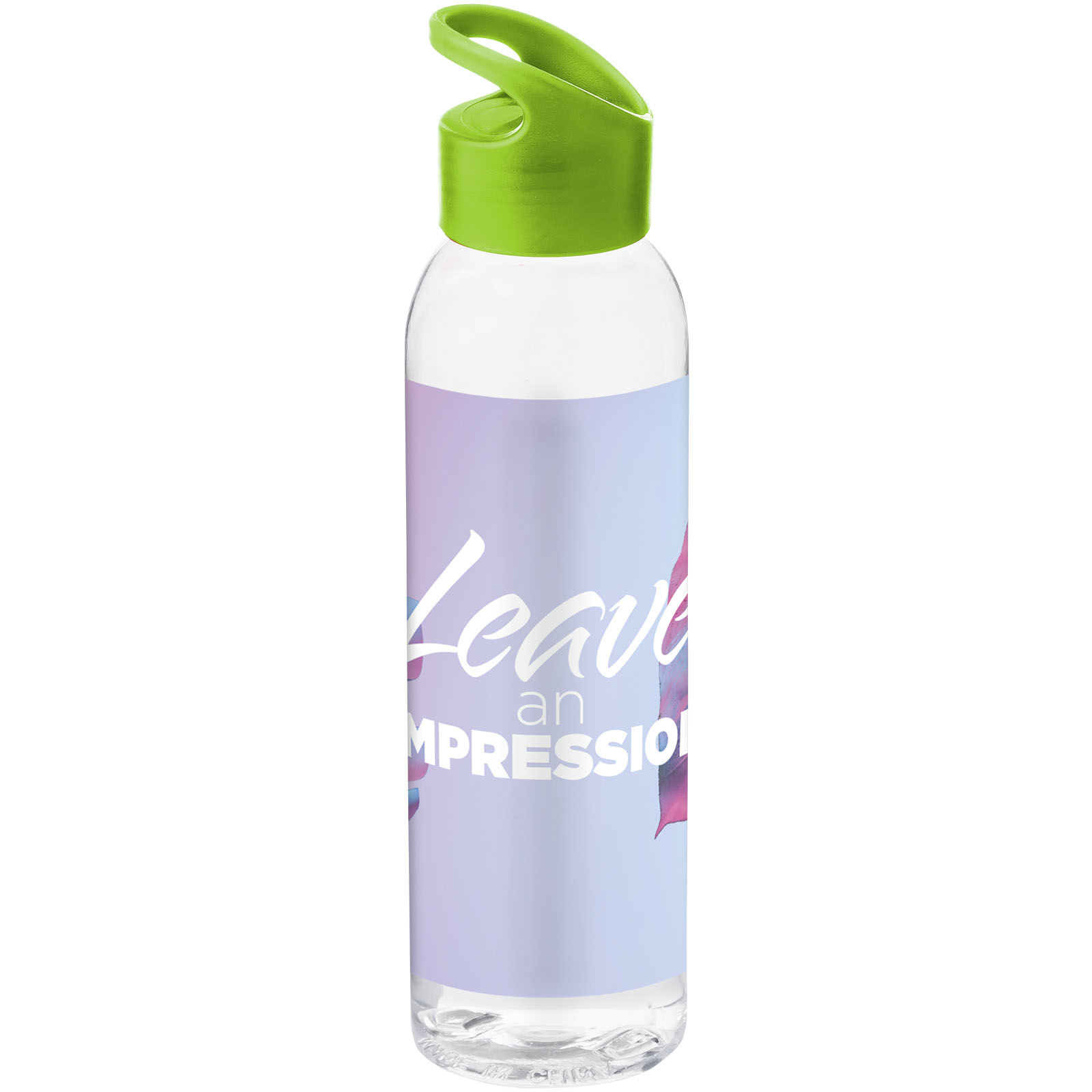 Botella de Tritan™ transparente con tapa de colores de 650 ml Sky