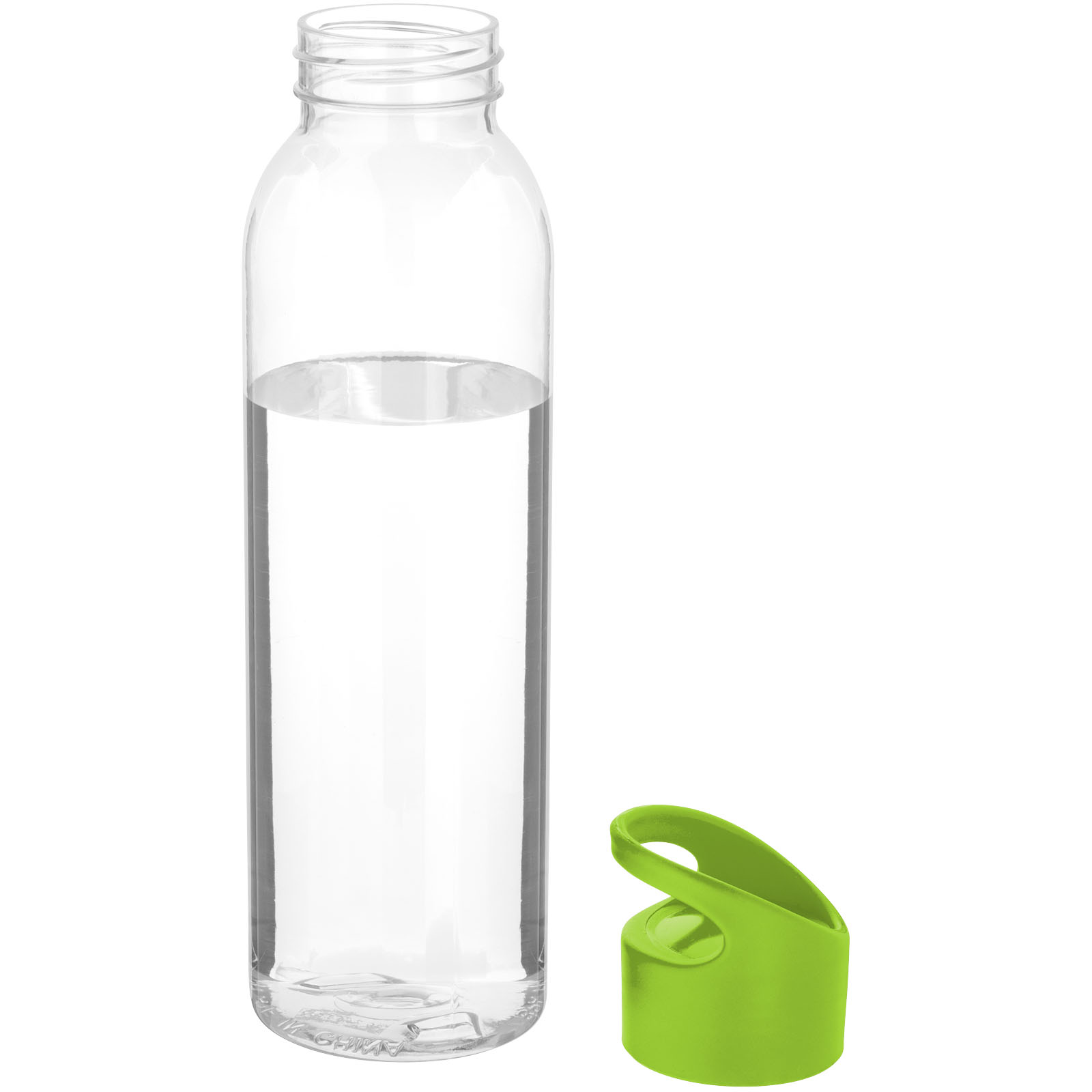 Botella de Tritan™ transparente con tapa de colores de 650 ml Sky