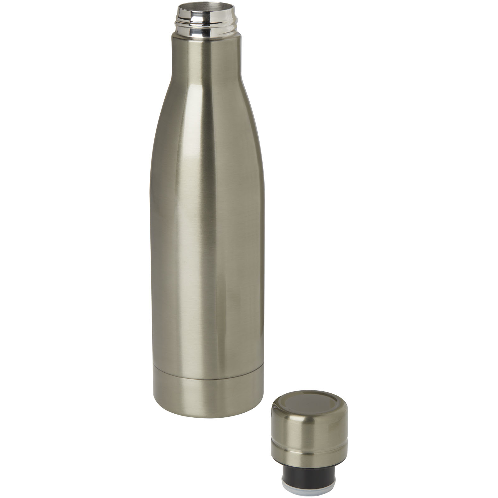 Bidón con aislamiento al vacío de 500 ml de cobre de acero inoxidable reciclado con certificación RCS Vasa