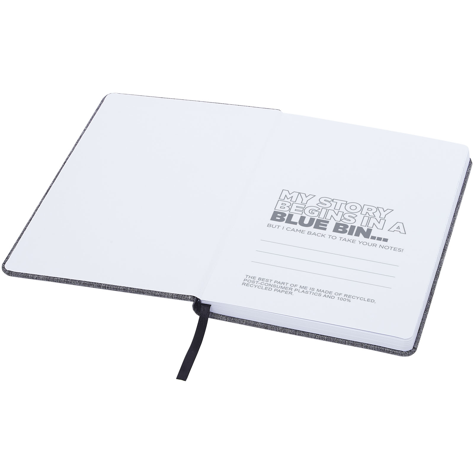Libreta de tamaño A5 de PET reciclado Orin