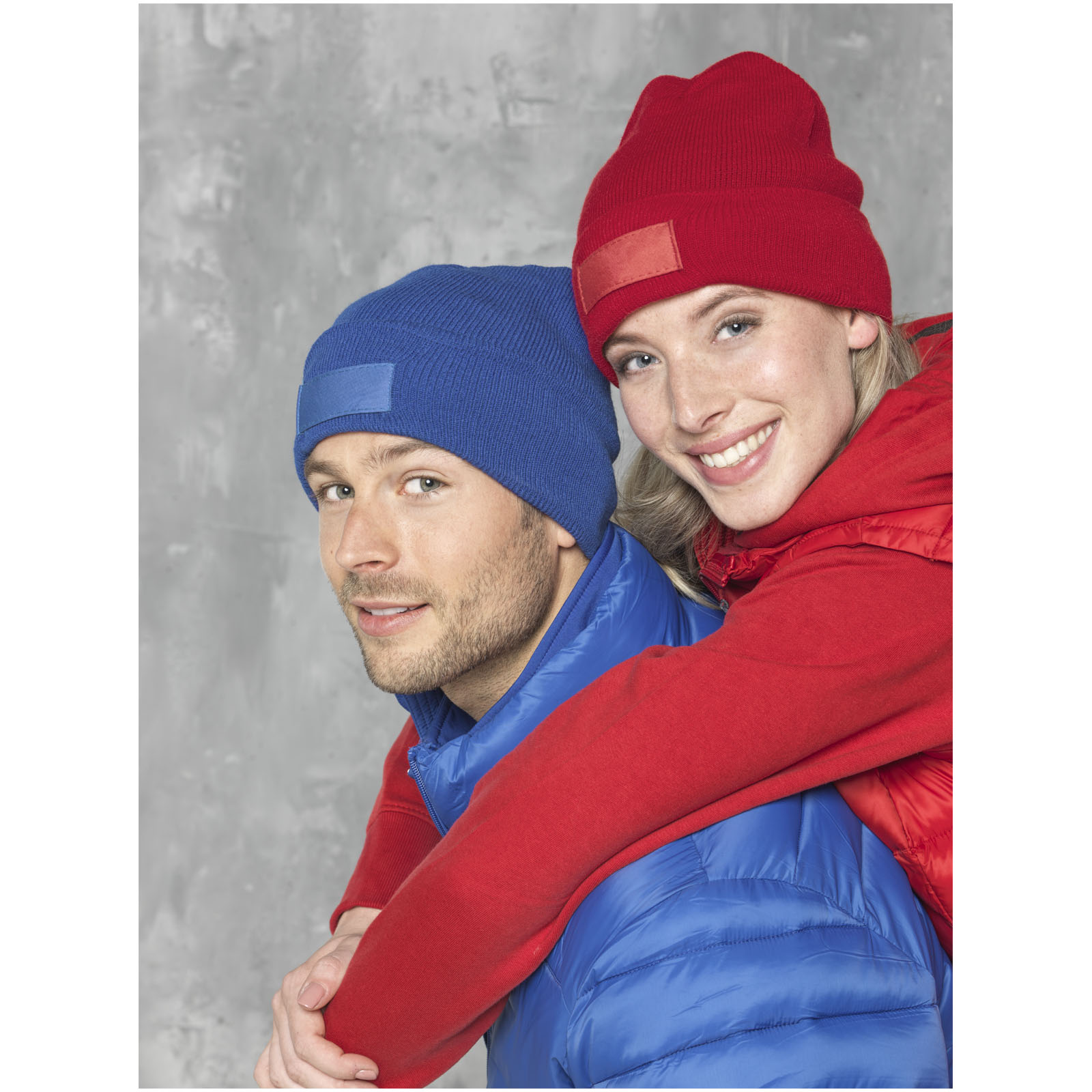 Gorro de lana con parche Boreas