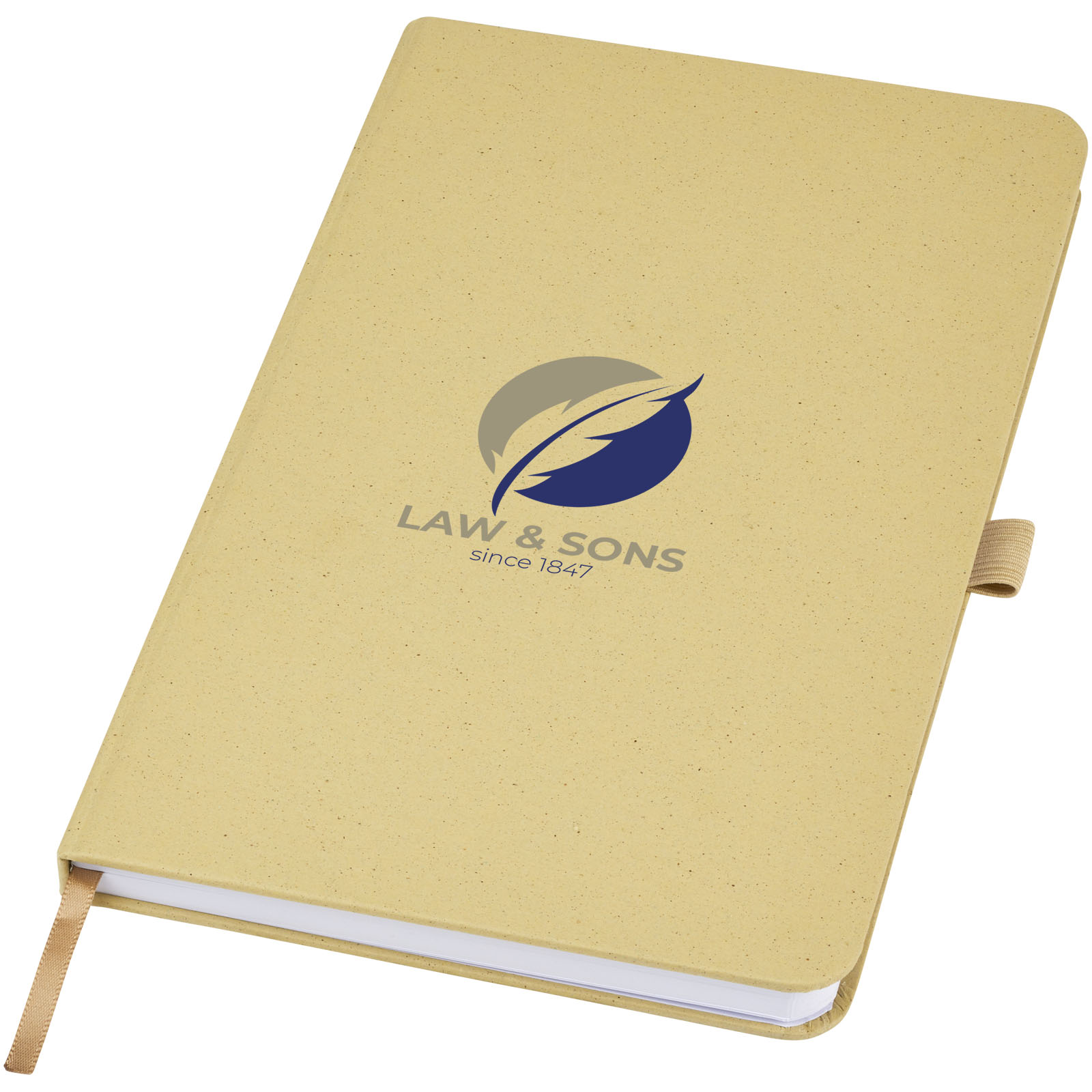 Libreta de tapa dura de papel arrugado Fabianna