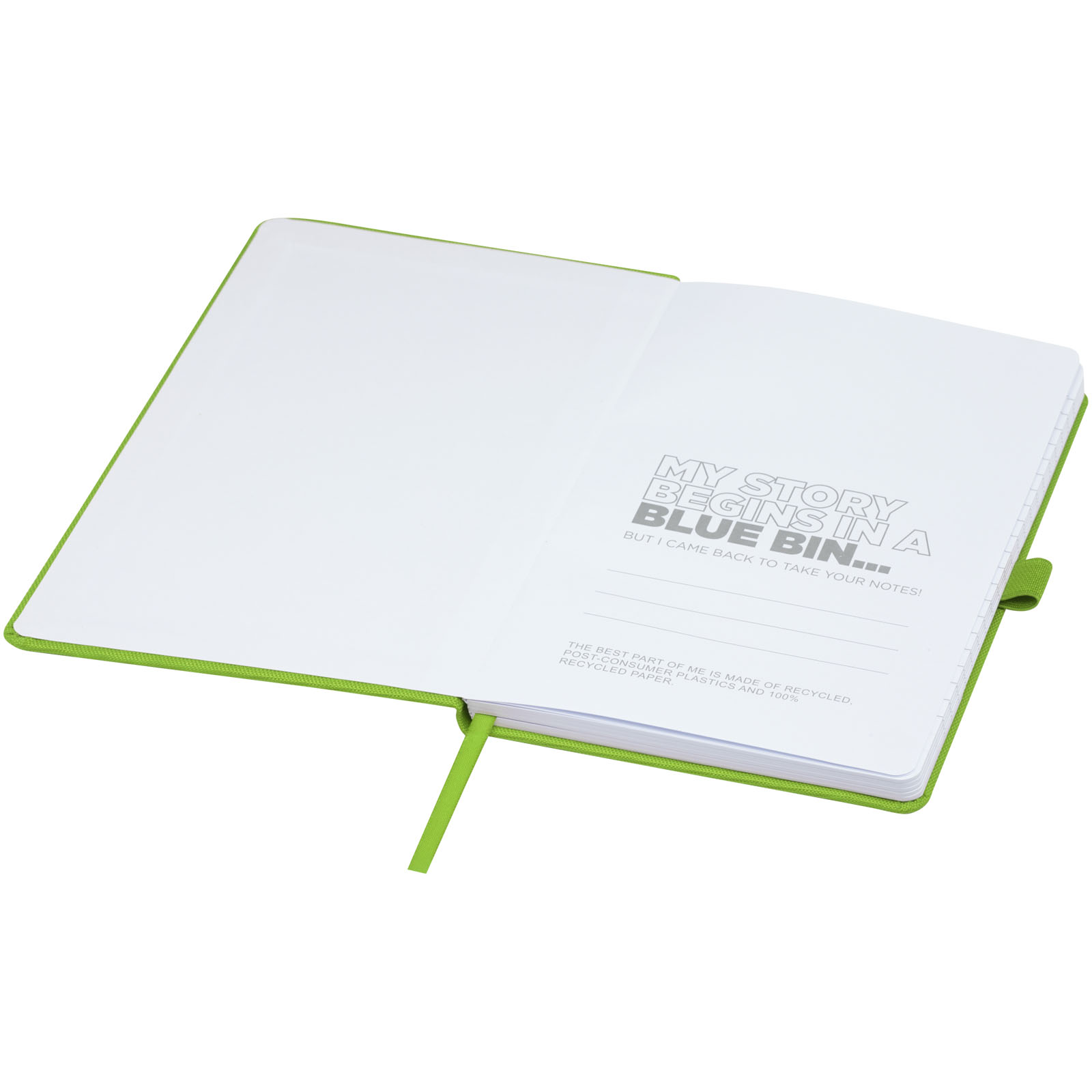 Libreta de papel reciclado A5 con tapa de PET reciclado Honua