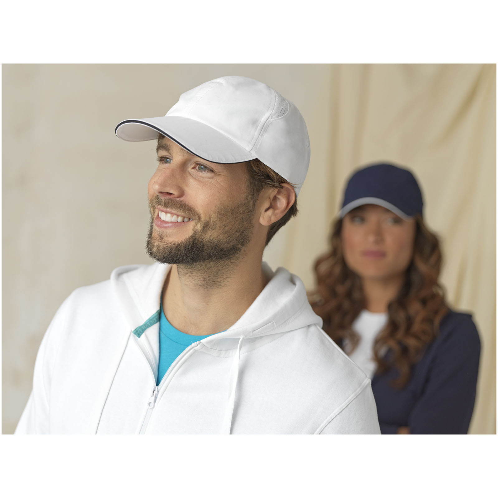 Gorra sandwich reciclada de 6 paneles Cool Fit GRS Morion